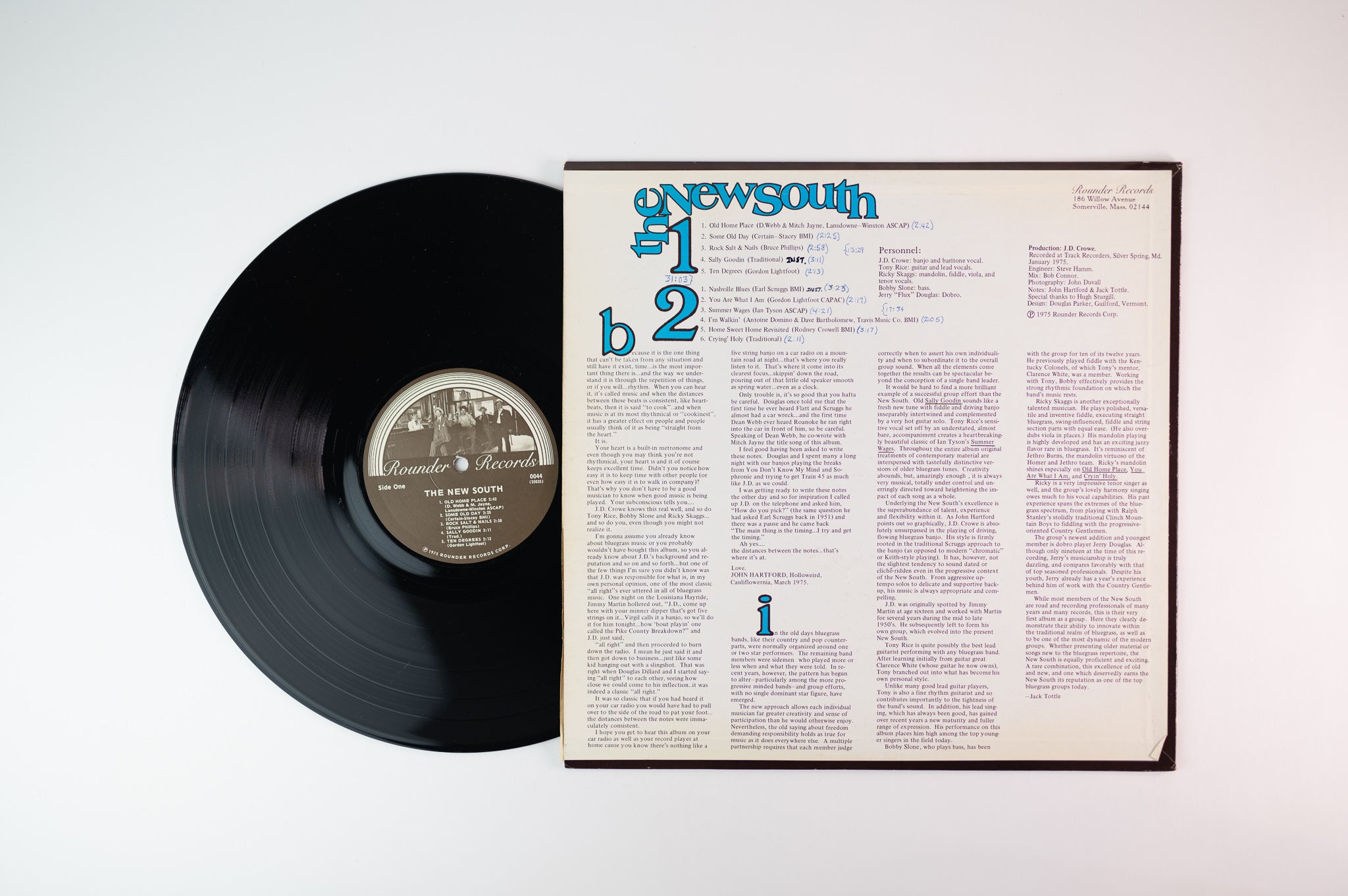 J.D. Crowe & The New South - The New South on Rounder