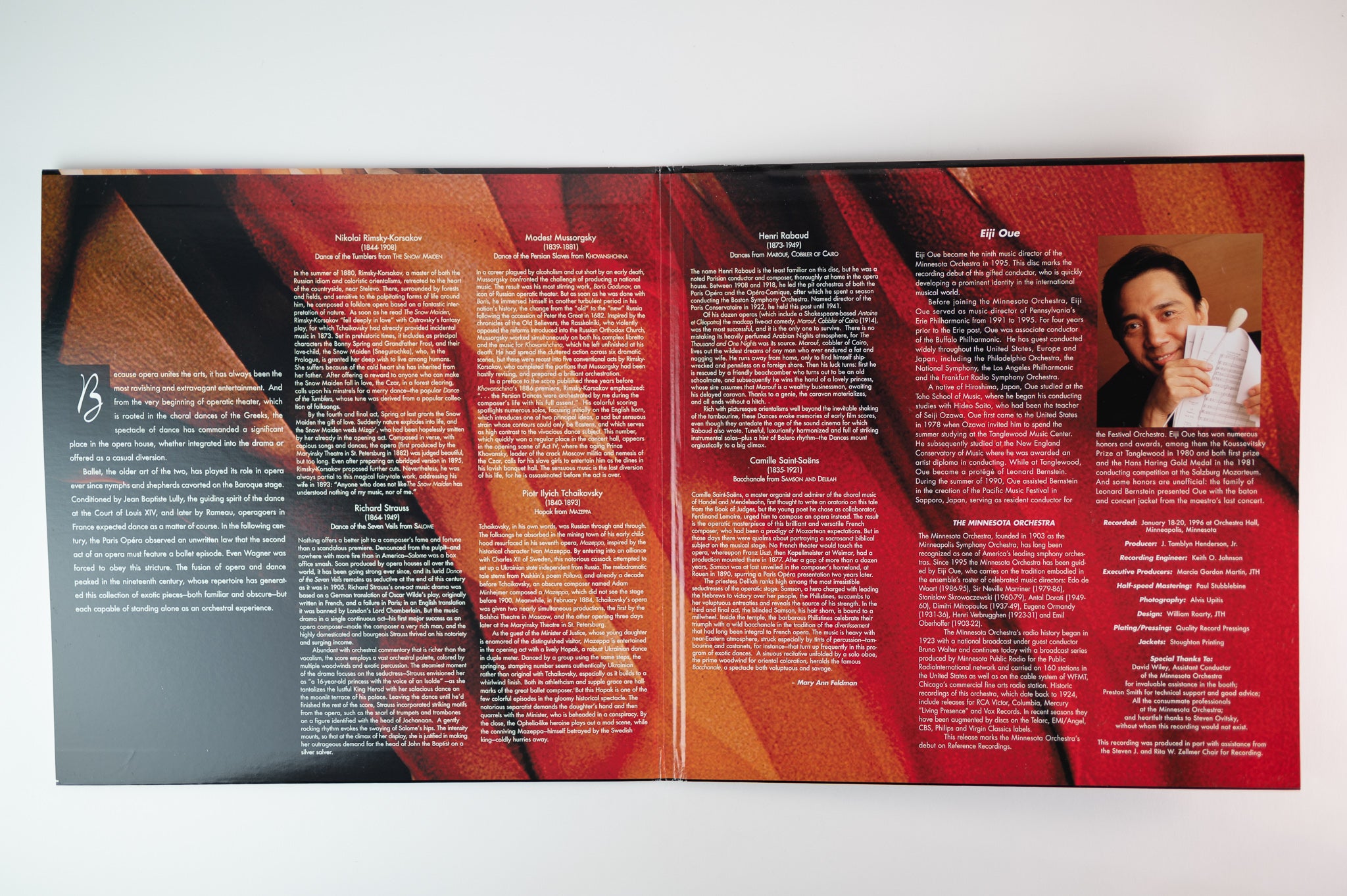 Eiji Oue - Exotic Dances From The Opera on Reference Recordings 200 Gram Audiophile