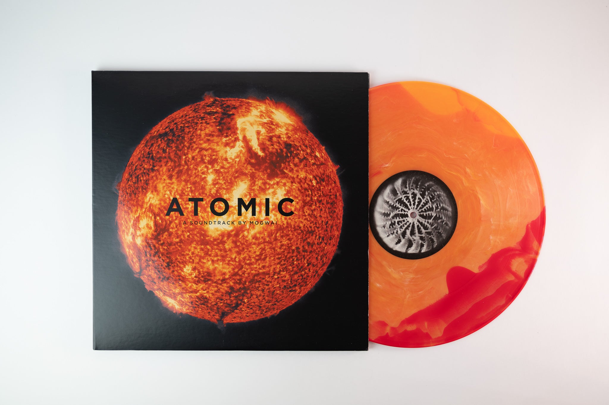 Mogwai - Atomic on Temporary Residence Limited Orange Swirl Black Swirl Colored Vinyl