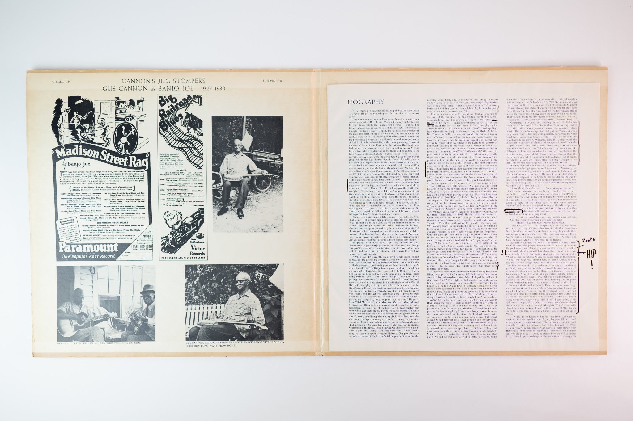 Cannon's Jug Stompers - The Complete Works In Chronological Order 1927-1930 on Herwin