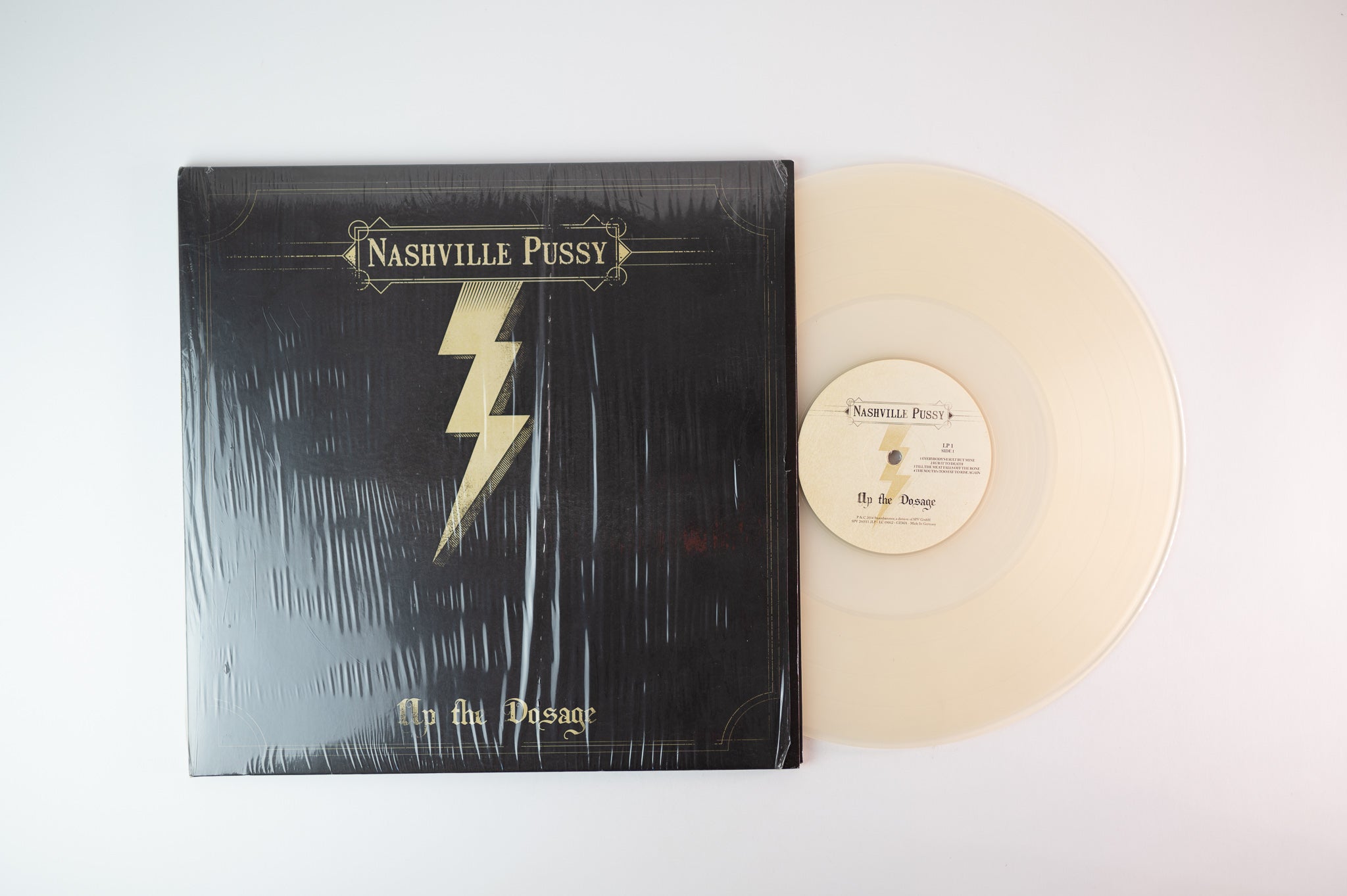 Nashville Pussy - Up The Dosage on Steamhammer Clear Vinyl With CD