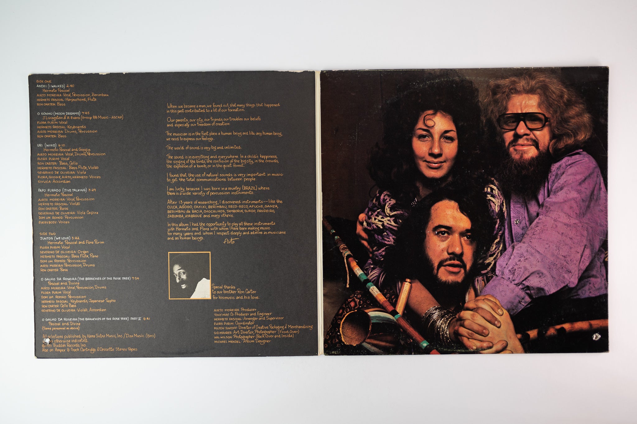 Airto Moreira - Seeds On The Ground - The Natural Sounds Of Airto on Buddah