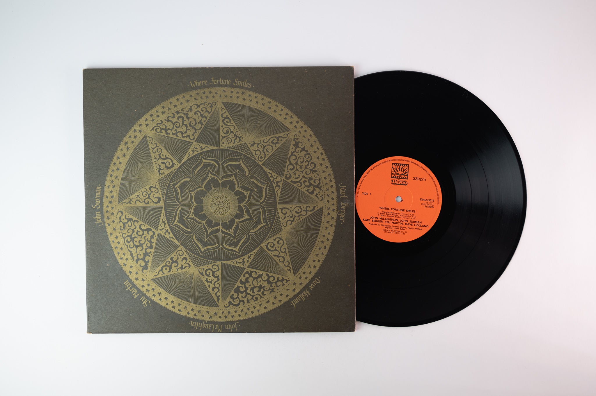 John McLaughlin - Where Fortune Smiles on Dawn UK Pressing