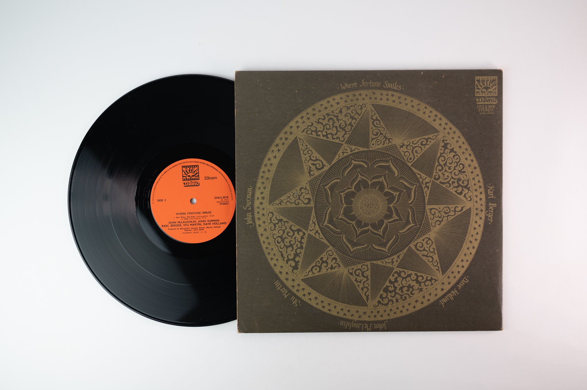 John McLaughlin - Where Fortune Smiles on Dawn UK Pressing
