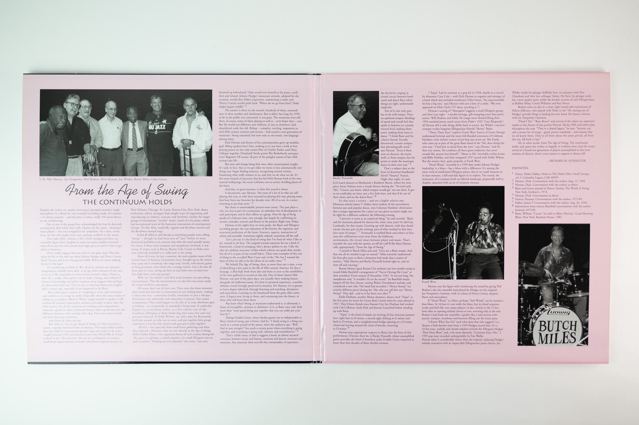 Dick Hyman - From The Age Of Swing on Reference Recordings 200 Gram 45 RPM