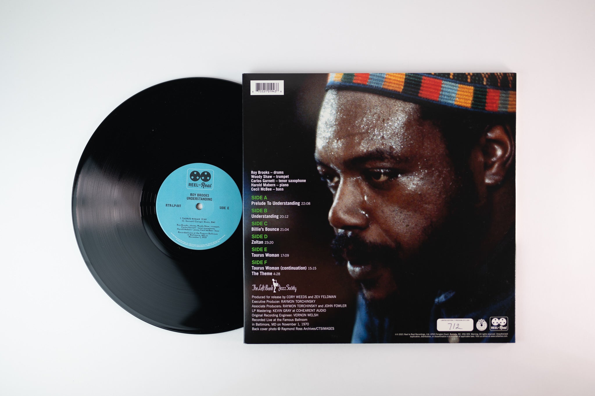 Roy Brooks - Understanding on Real to Reel 180 Gram Limited Numbered RSD 2021