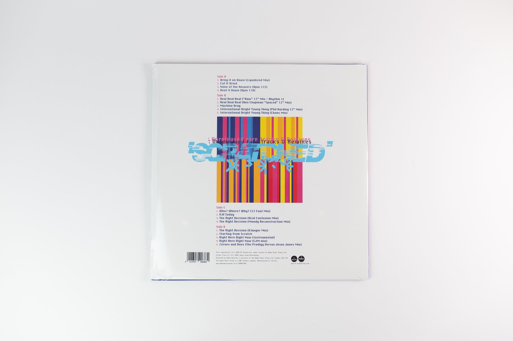 Jesus Jones - Scratched (Unreleased Rare Tracks & Remixes) on Demon Records