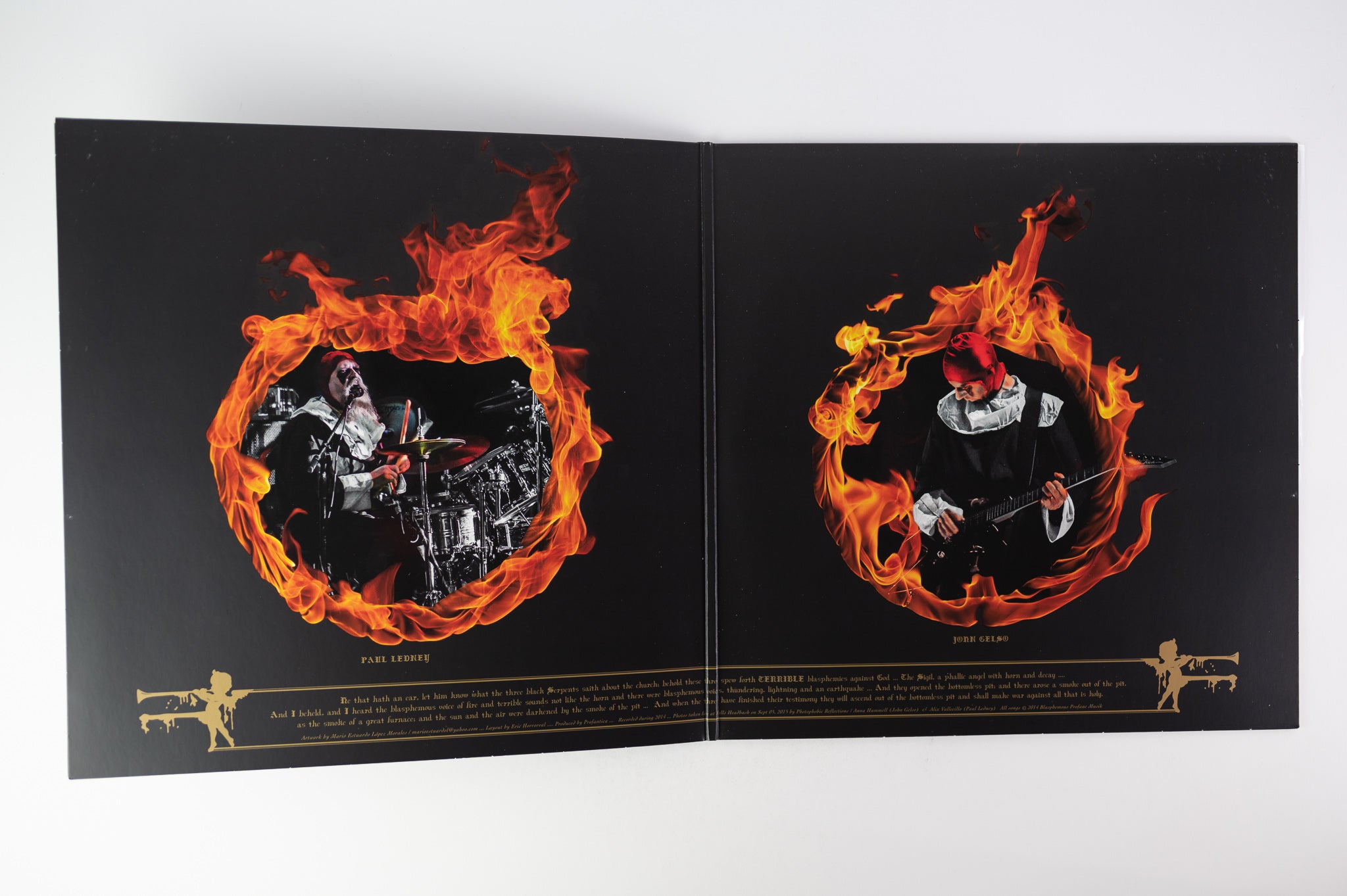 Profanatica - The Curling Flame Of Blasphemy on Hells Headbangers Picture Disc