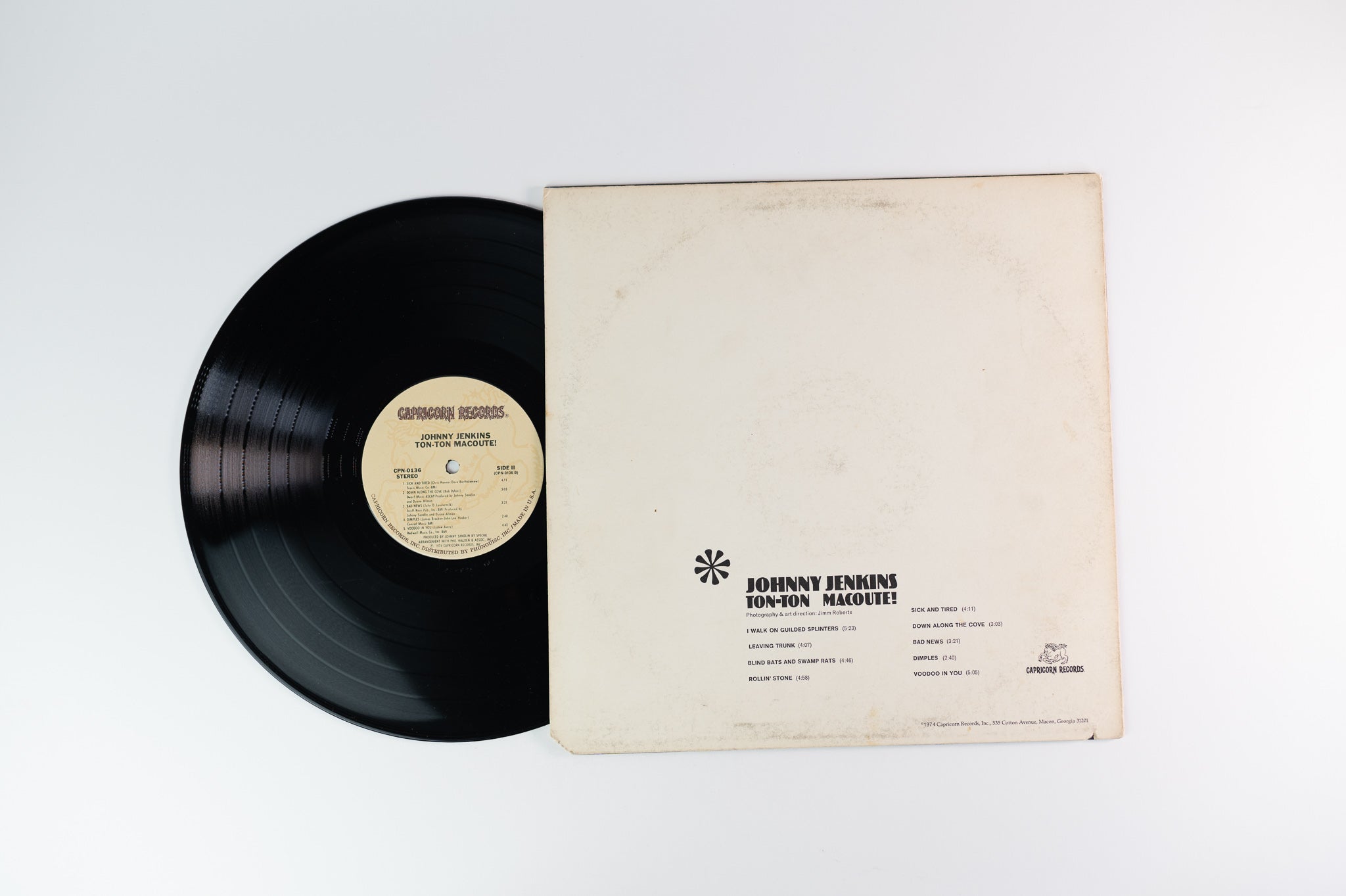 Johnny Jenkins - Ton-Ton Macoute! on Capricorn Records Reissue