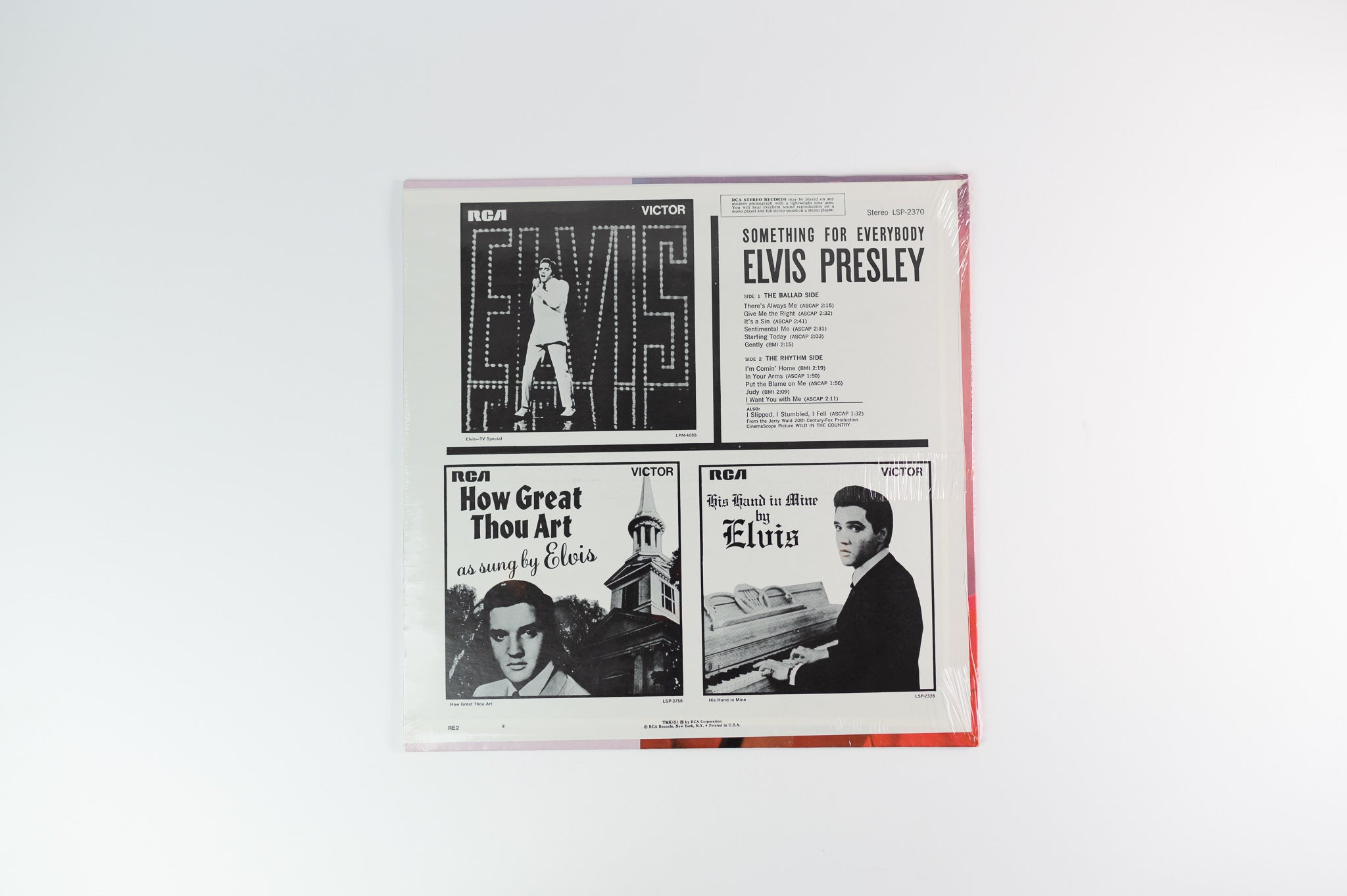 Elvis Presley - Something For Everybody on RCA Sealed Reissue