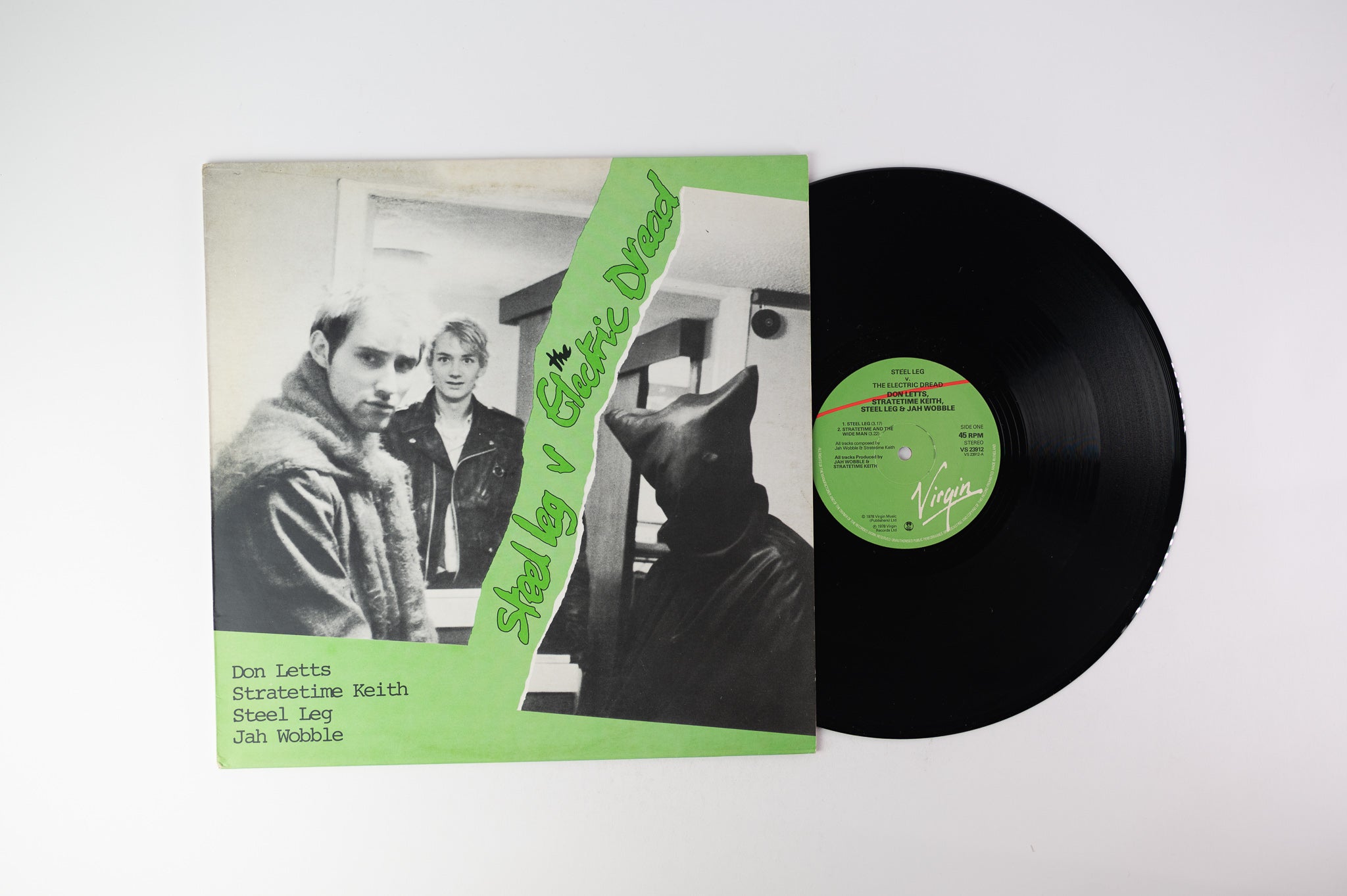 Don Letts - Steel Leg V The Electric Dread on Virgin UK Pressing Jah Wobble