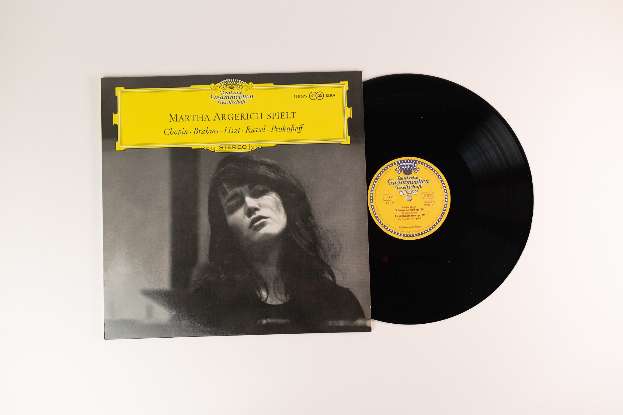 Martha Argerich Spielt - Chopin, Brahms, Liszt, Ravel, Prokofieff on DGG German Press 1991 Reissue