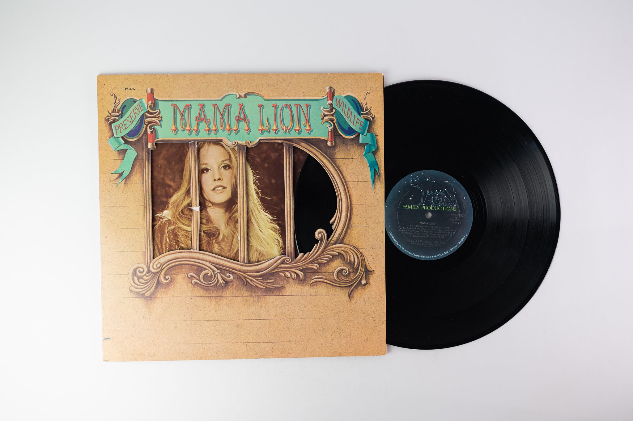 Mama Lion - Preserve Wildlife on Family Productions Die Cut Unipak Cover