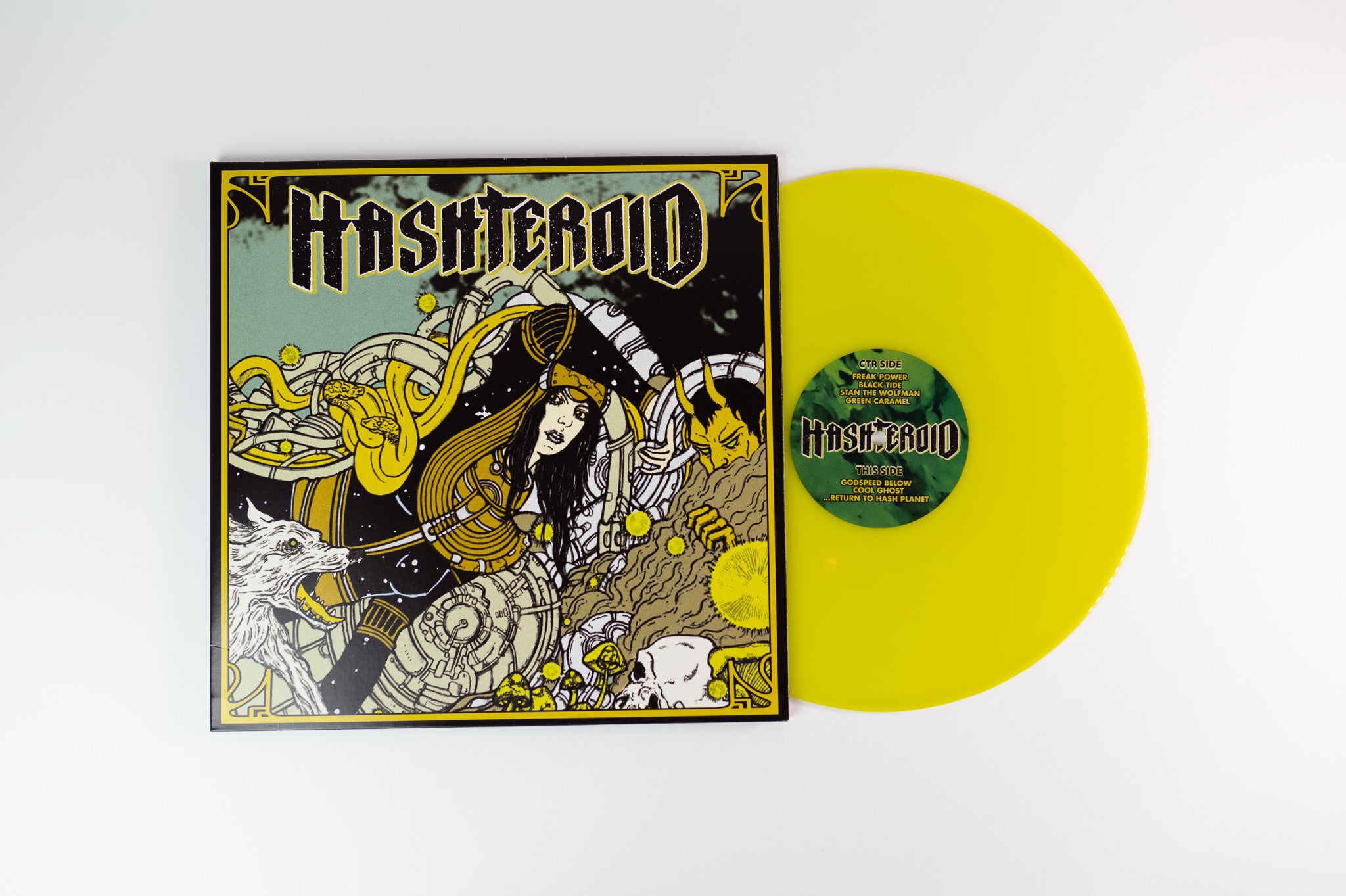Hashteroid - Hashteroid on Cursed Tongue Limited Yellow Vinyl