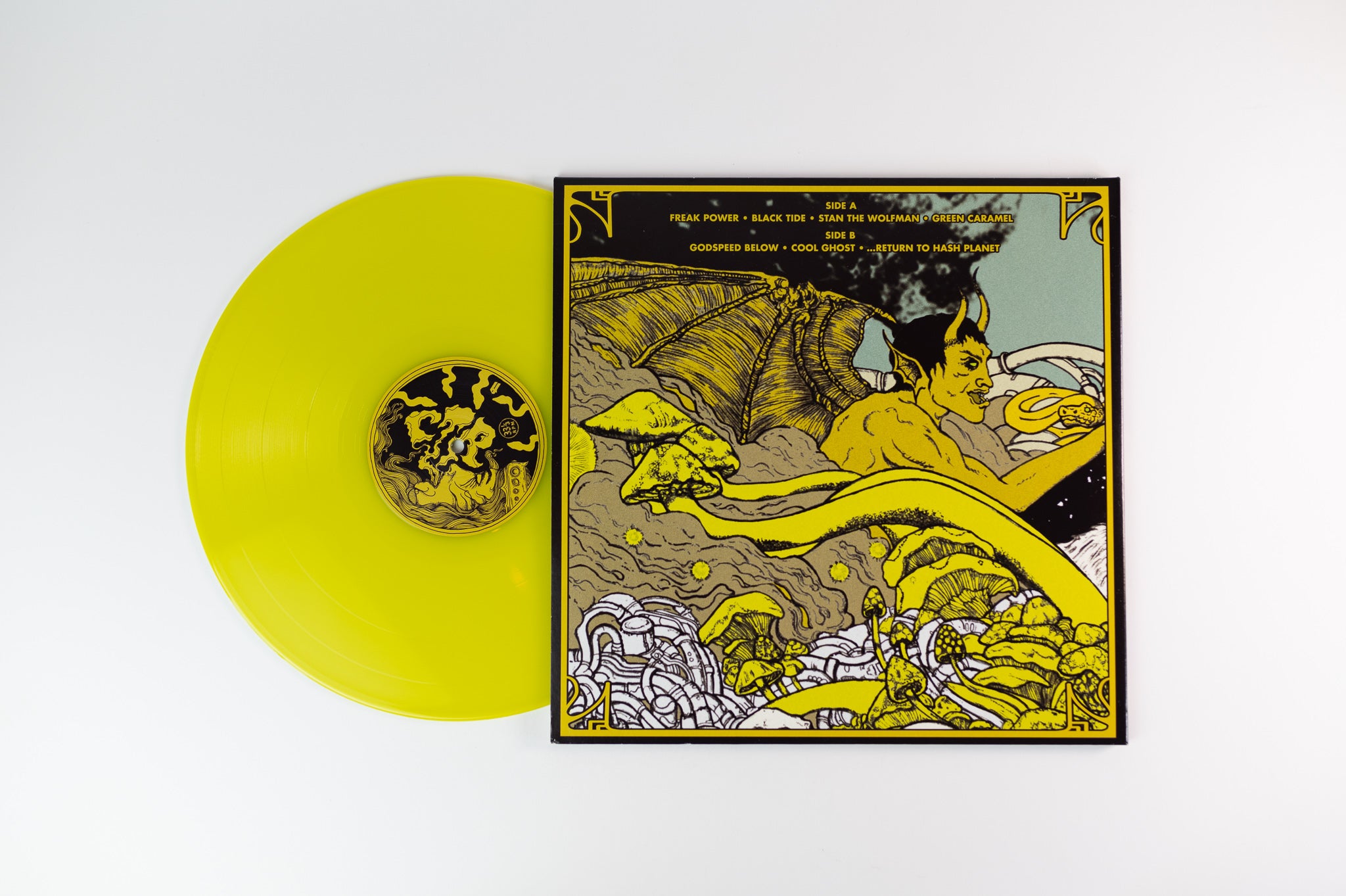 Hashteroid - Hashteroid on Cursed Tongue Limited Yellow Vinyl