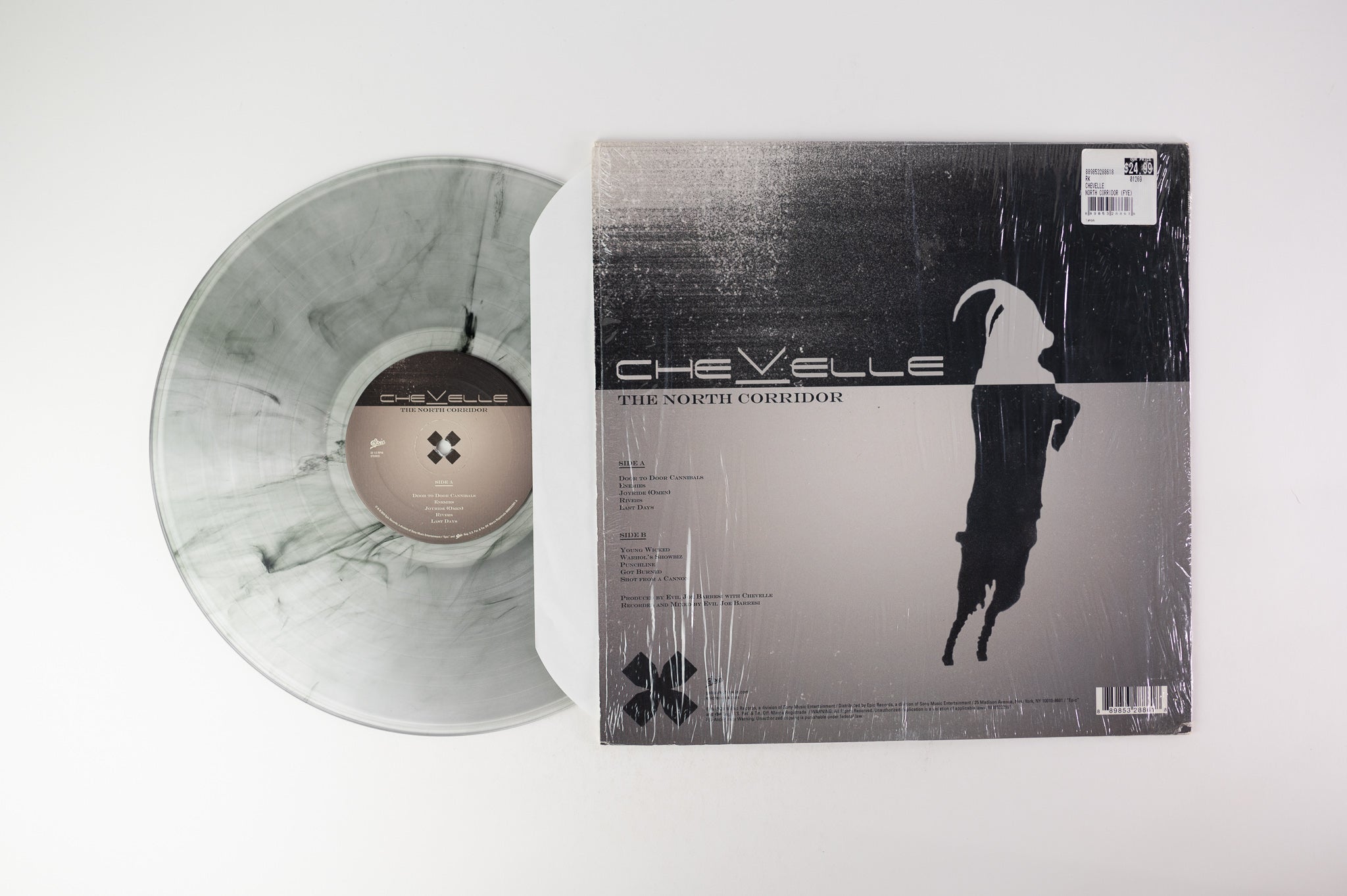 Chevelle - The North Corridor on Epic Limited Edition Clear With Black Swirl