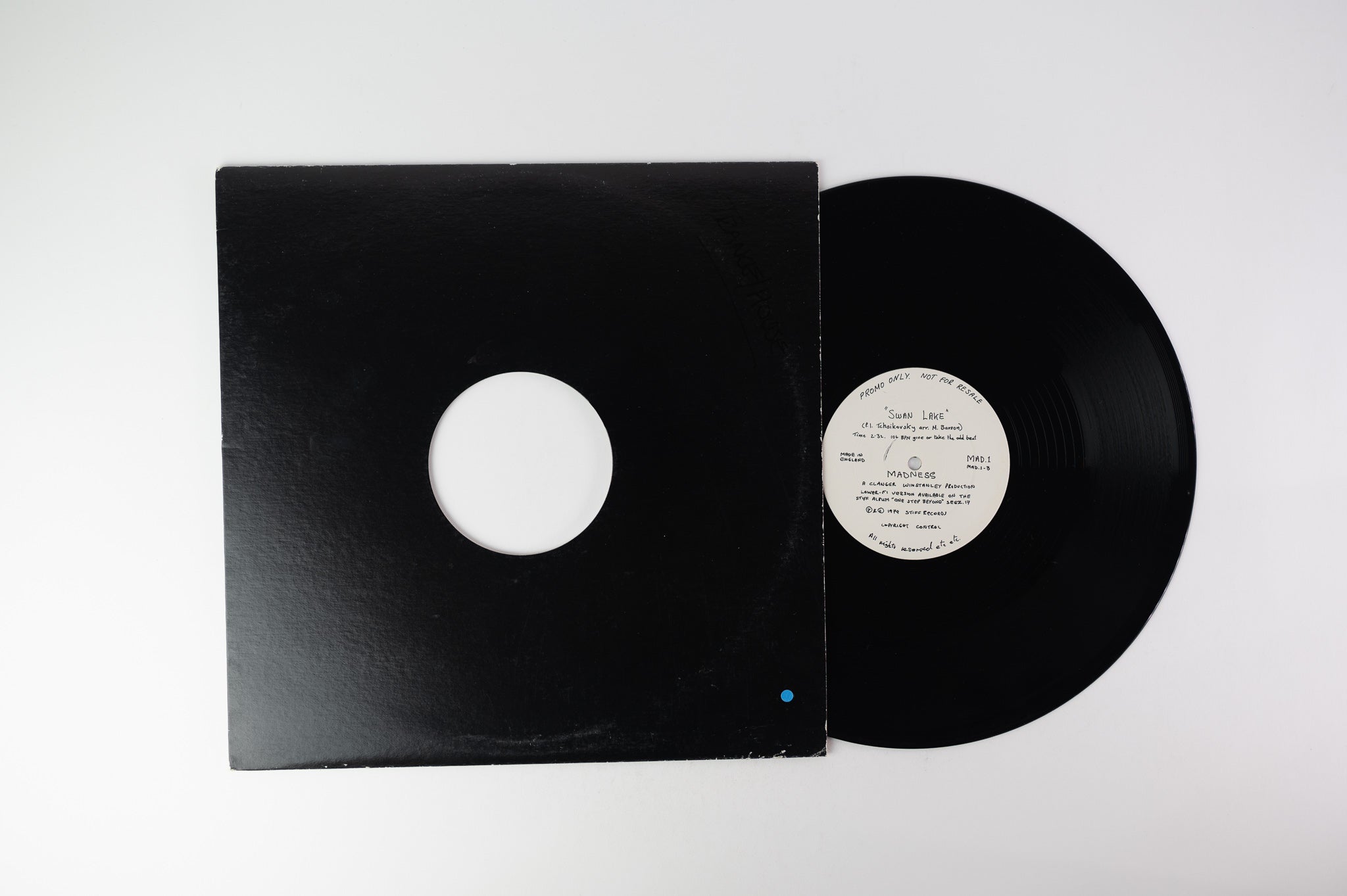 Madness - Don't Quote Me On That / Swan Lake on Stiff UK Press Promo 12" Single