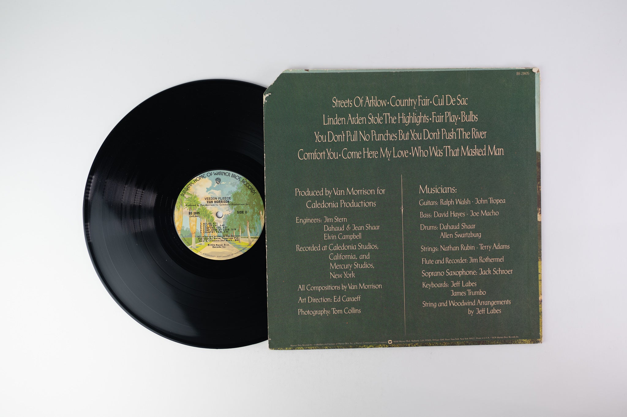 Van Morrison - Veedon Fleece on Warner Bros