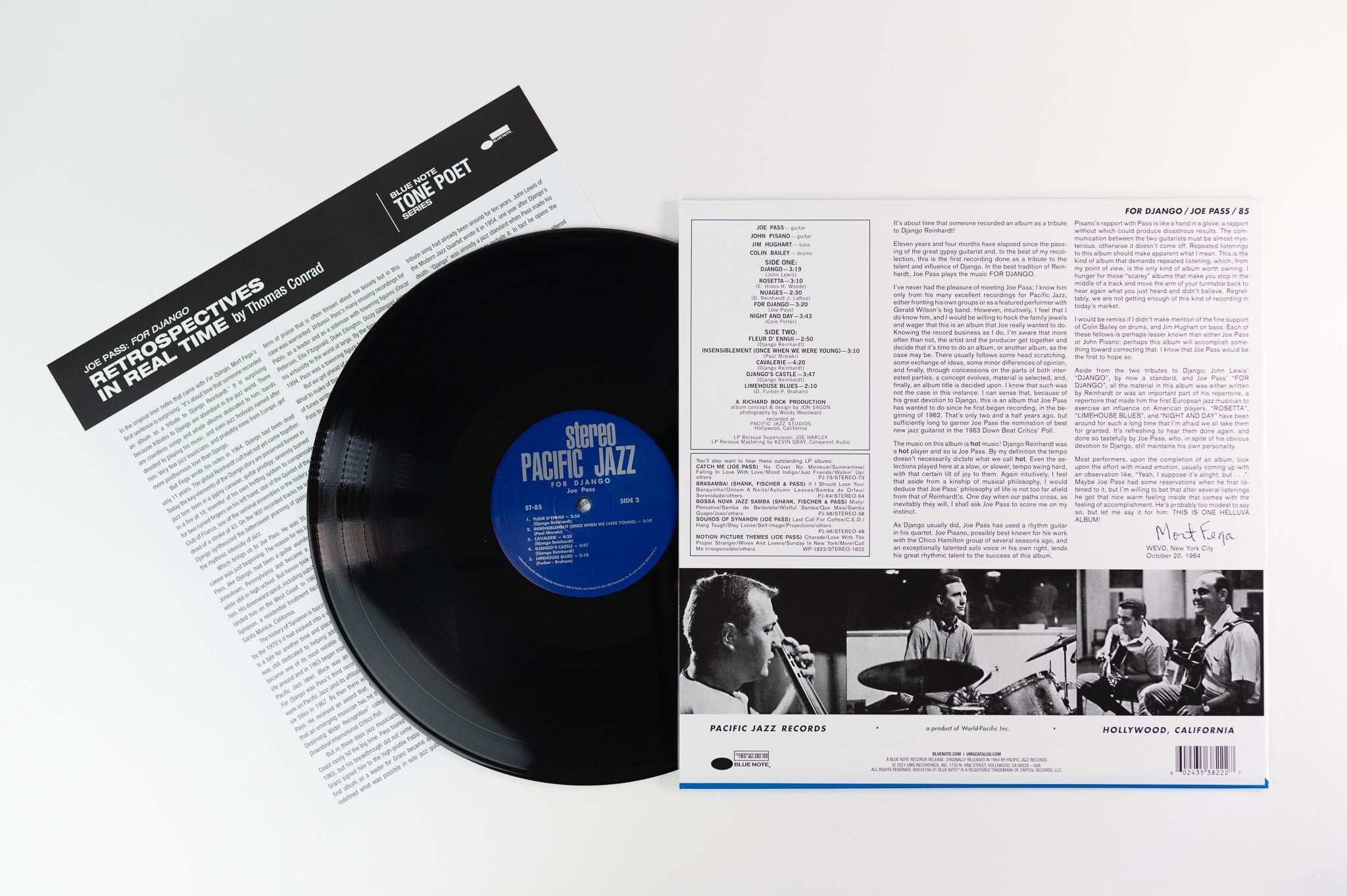 Joe Pass - For Django on Pacific Jazz Tone Poet Series Reissue