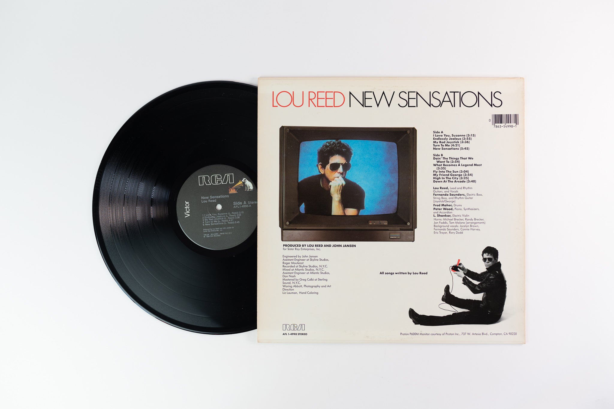 Lou Reed - New Sensations on RCA