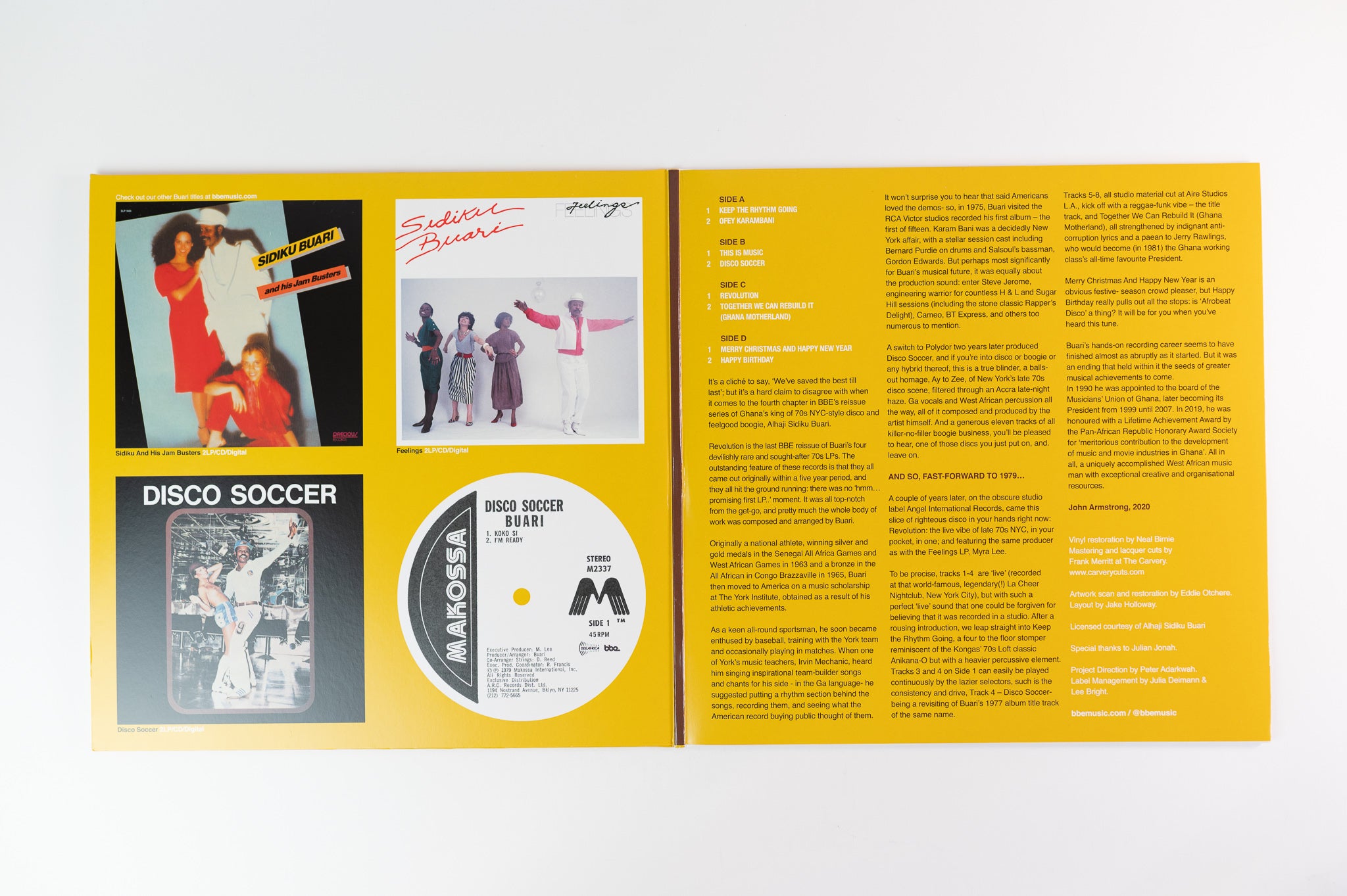 Buari - Revolution (Live Disco Show In New York City) on BBE Reissue