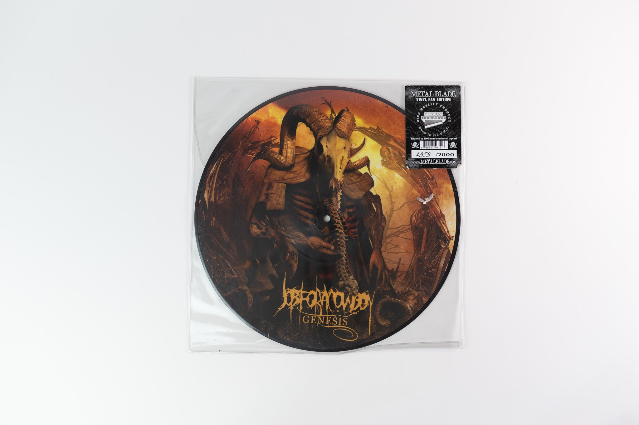Job For A Cowboy - Genesis on Metal Blade Ltd Vinyl Fan Edition Picture Disc Reissue
