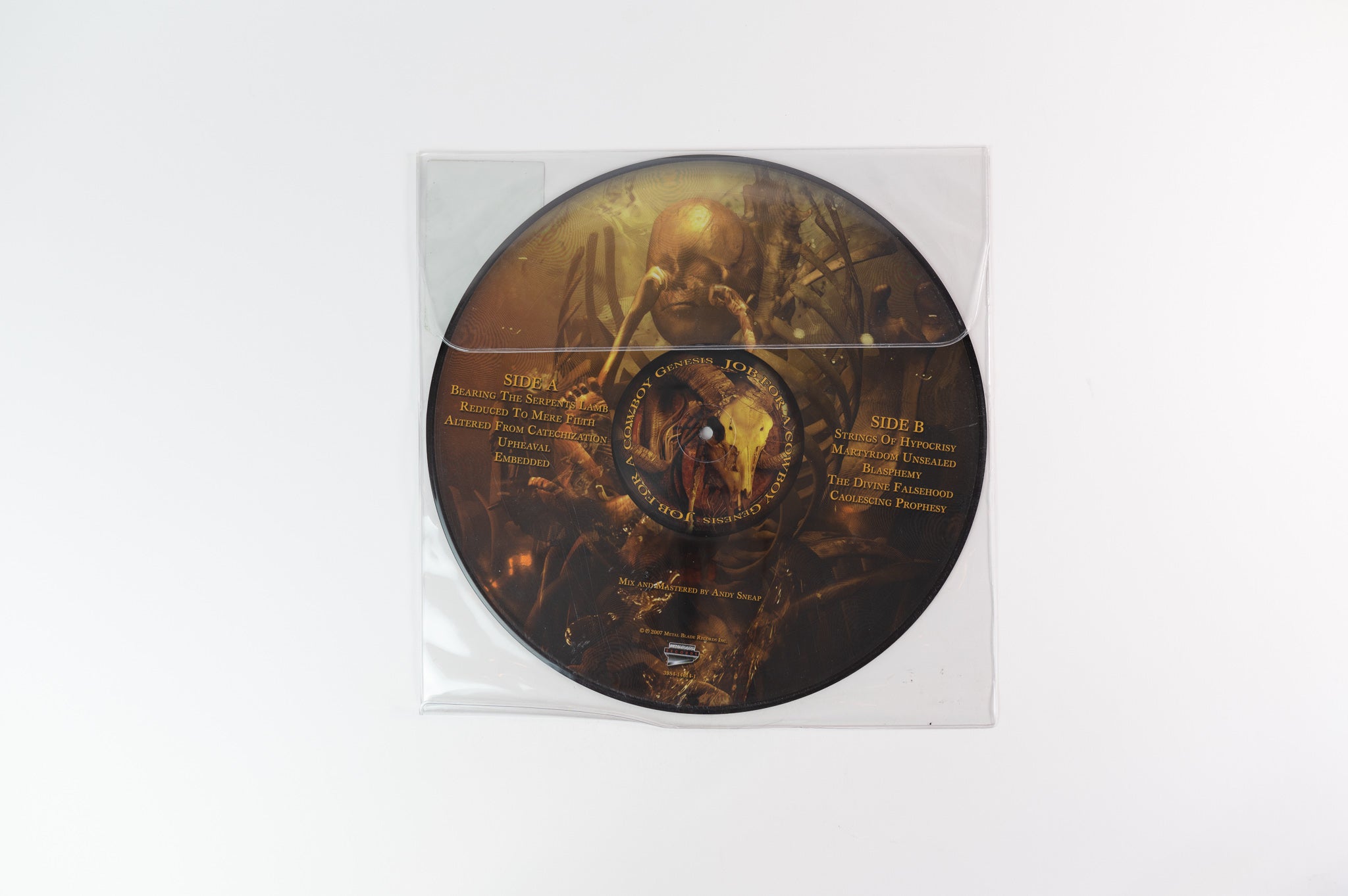 Job For A Cowboy - Genesis on Metal Blade Ltd Vinyl Fan Edition Picture Disc Reissue