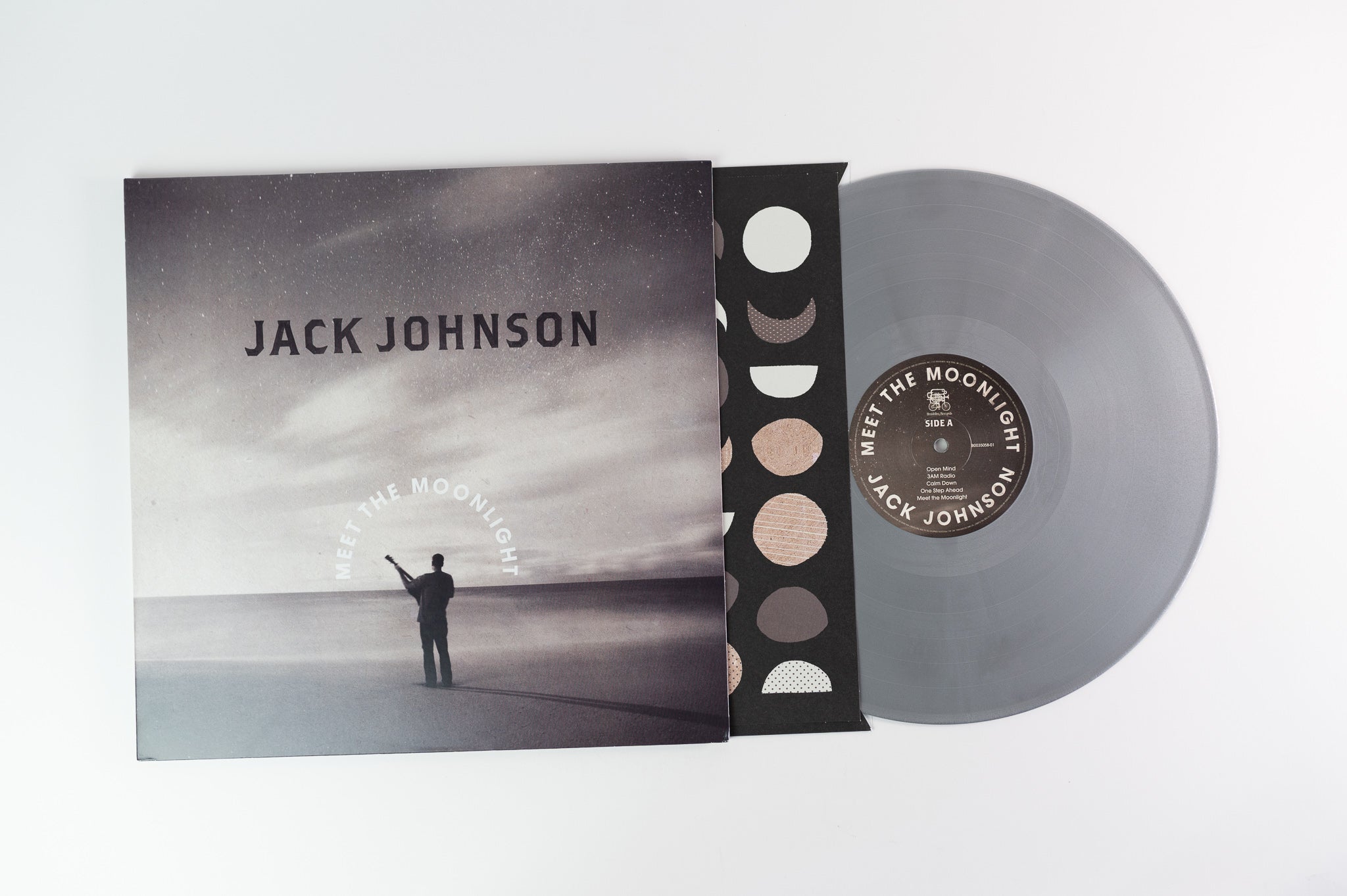 Jack Johnson - Meet The Moonlight on Brushfire Ltd Silver 180 Gram