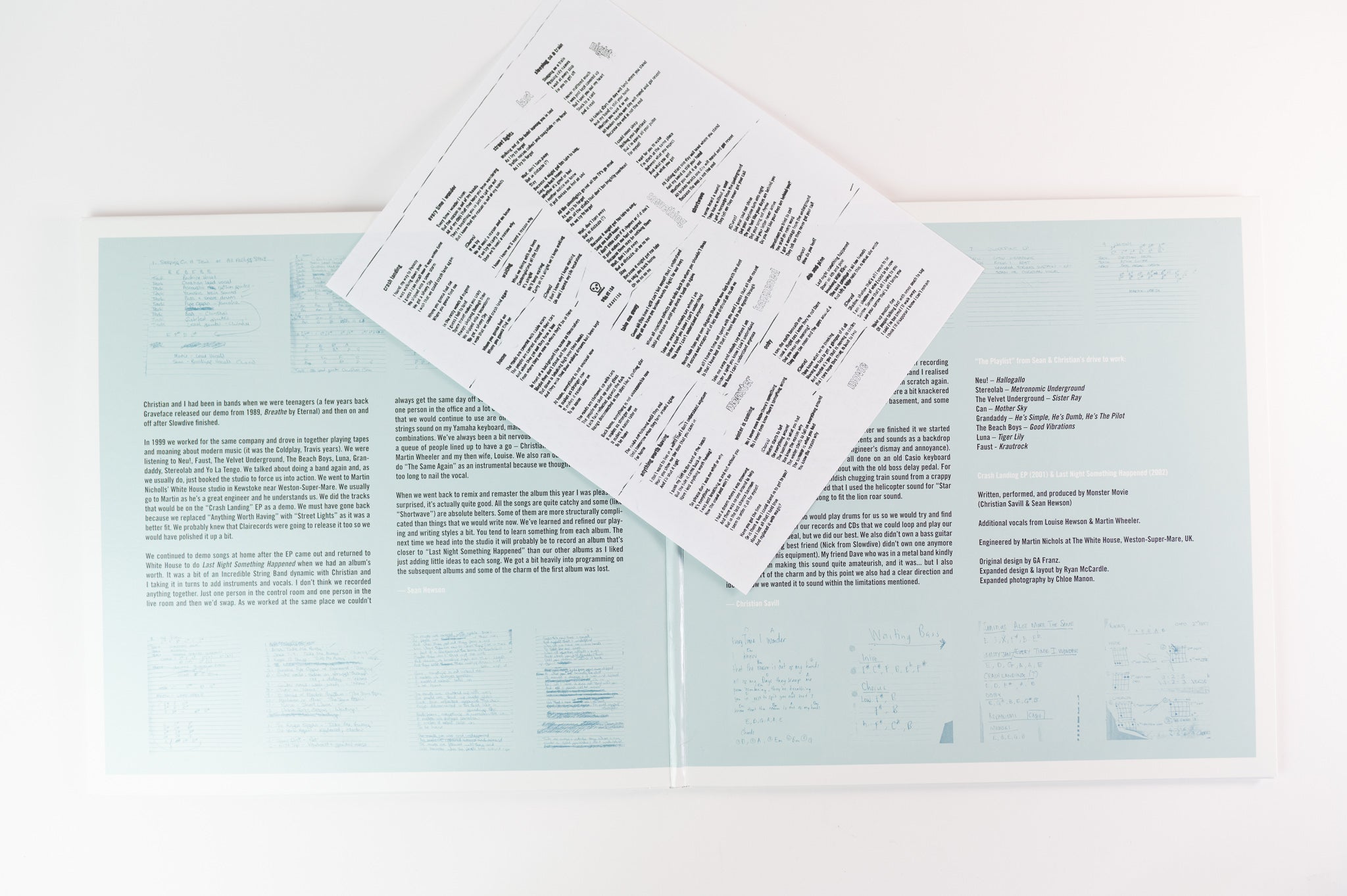 Monster Movie - Last Night Something Happened (Expanded) on Graveface RSD Black Friday 2019 Repress Clear and White