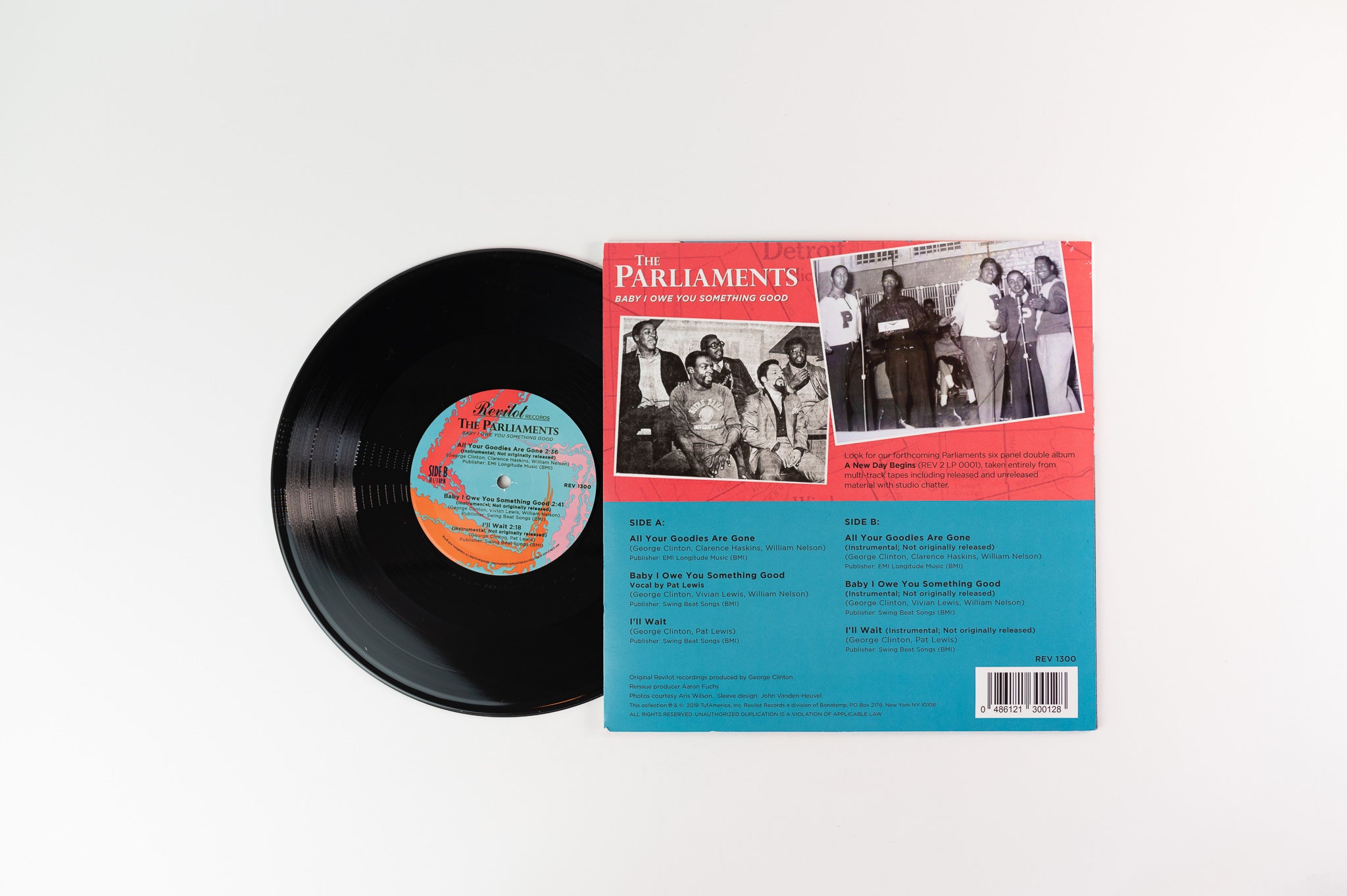 The Parliaments - Baby I Owe You Something Good on Revilot 10" LP