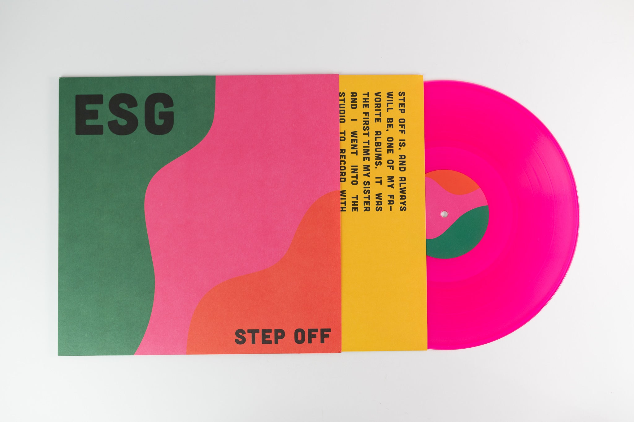 ESG - Step Off on Fire Records - Pink Vinyl