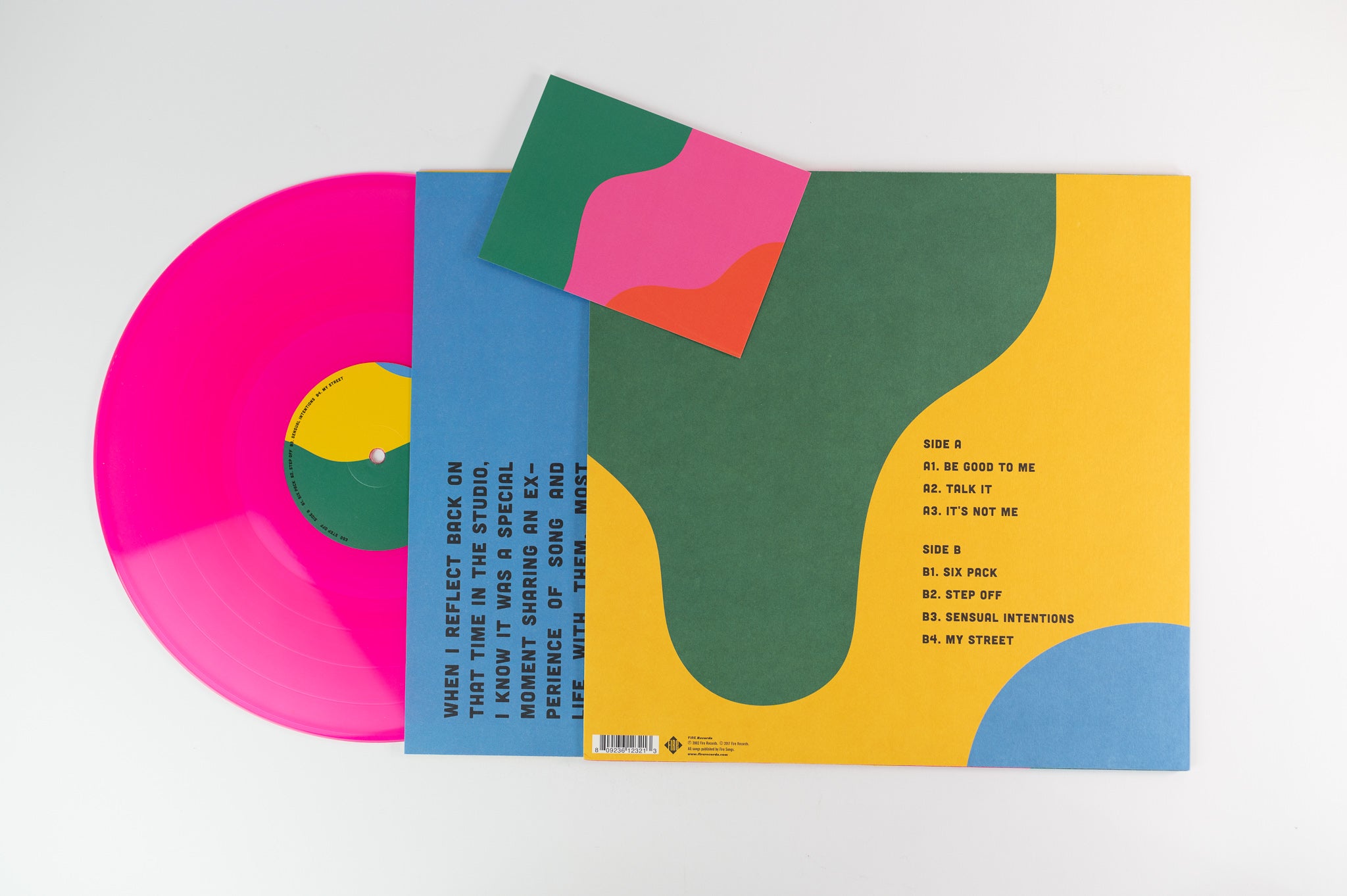 ESG - Step Off on Fire Records - Pink Vinyl