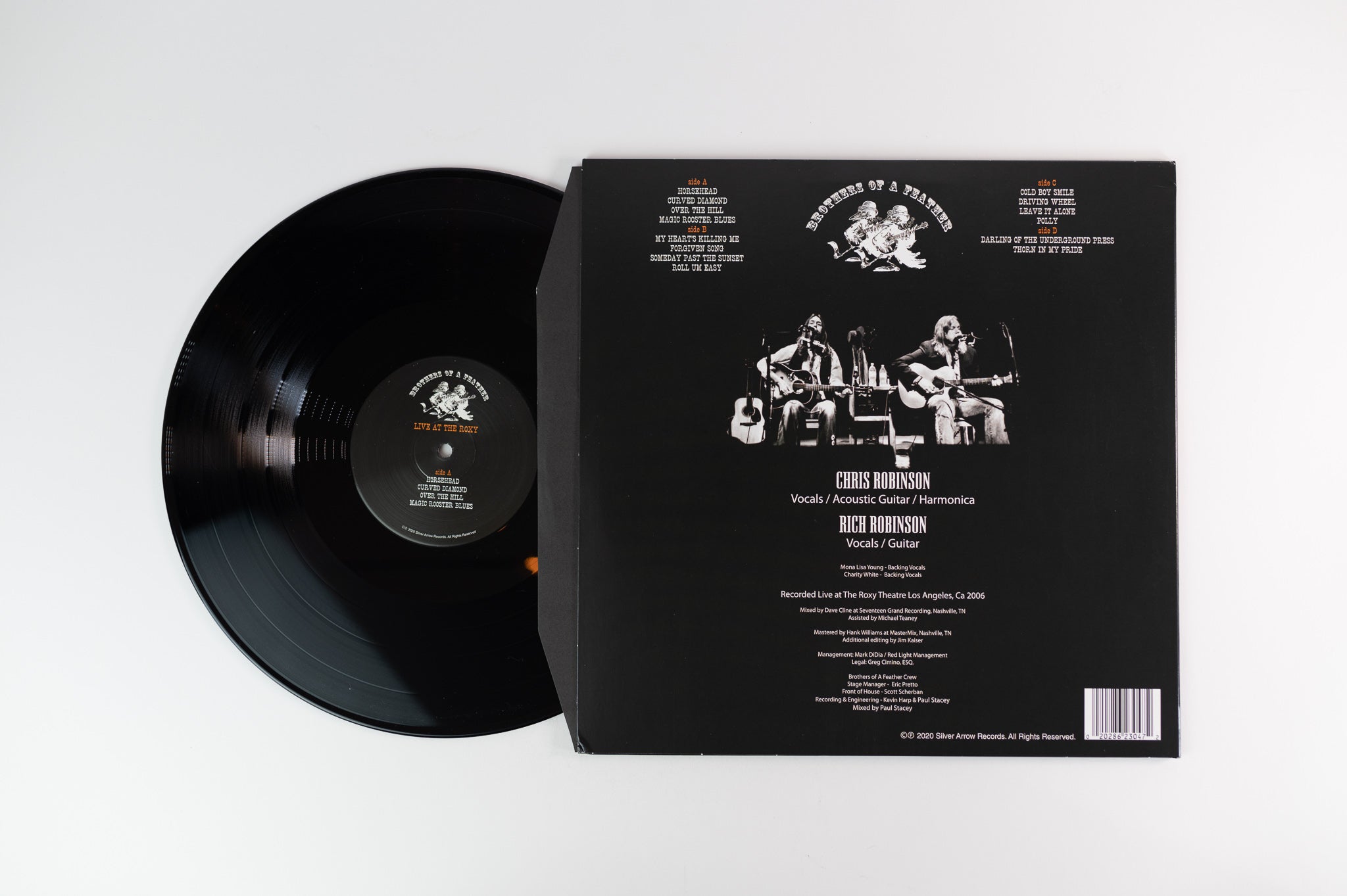 Brothers Of A Feather Featuring Chris & Rich Robinson – Live At The Roxy on Silver Arrow