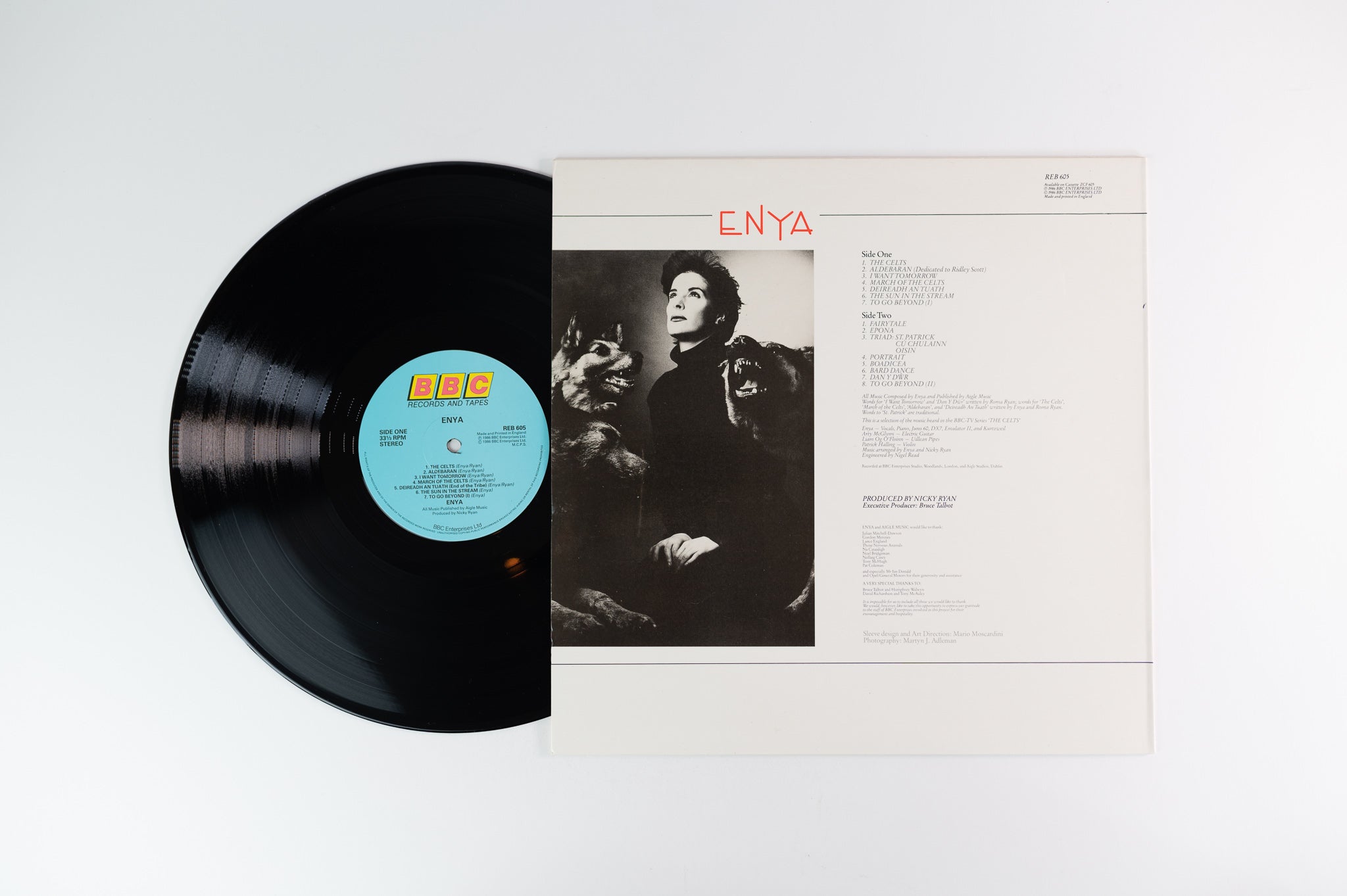 Enya - Enya on BBC Records And Tapes - UK press