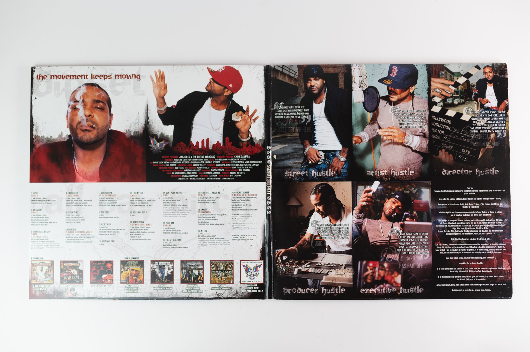 Jim Jones - Hustler's P.O.M.E. (Product Of My Environment) on Diplomats / Koch - Gold Vinyl
