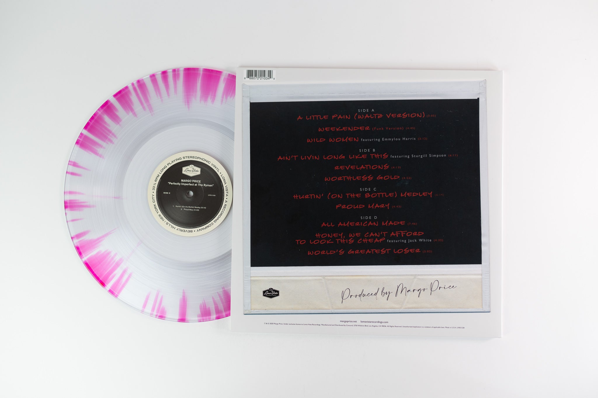 Margo Price - Perfectly Imperfect At The Ryman on Loma Vista - Splatter Vinyl