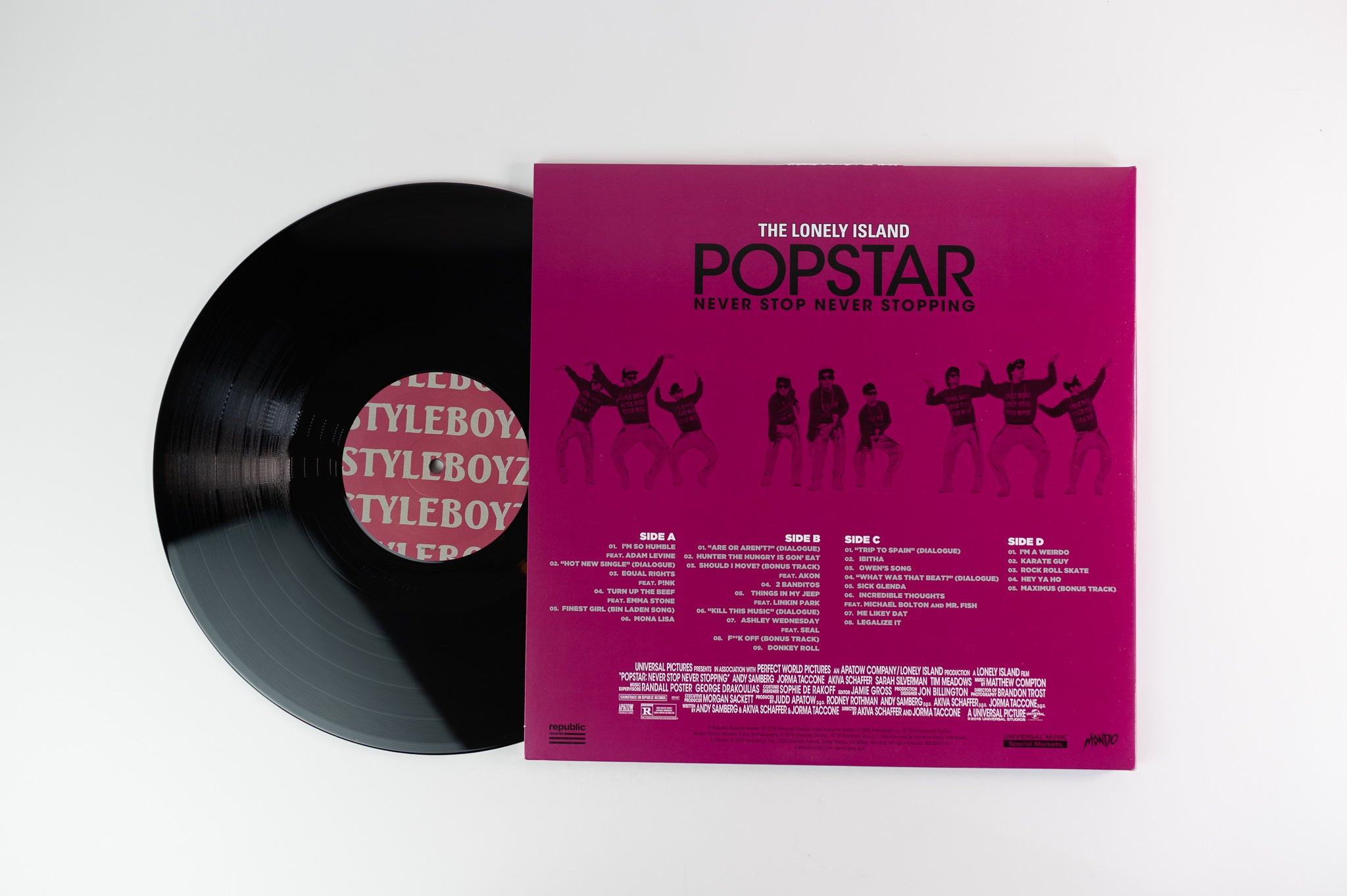 The Lonely Island - Popstar: Never Stop Never Stopping - Official Soundtrack on Mondo