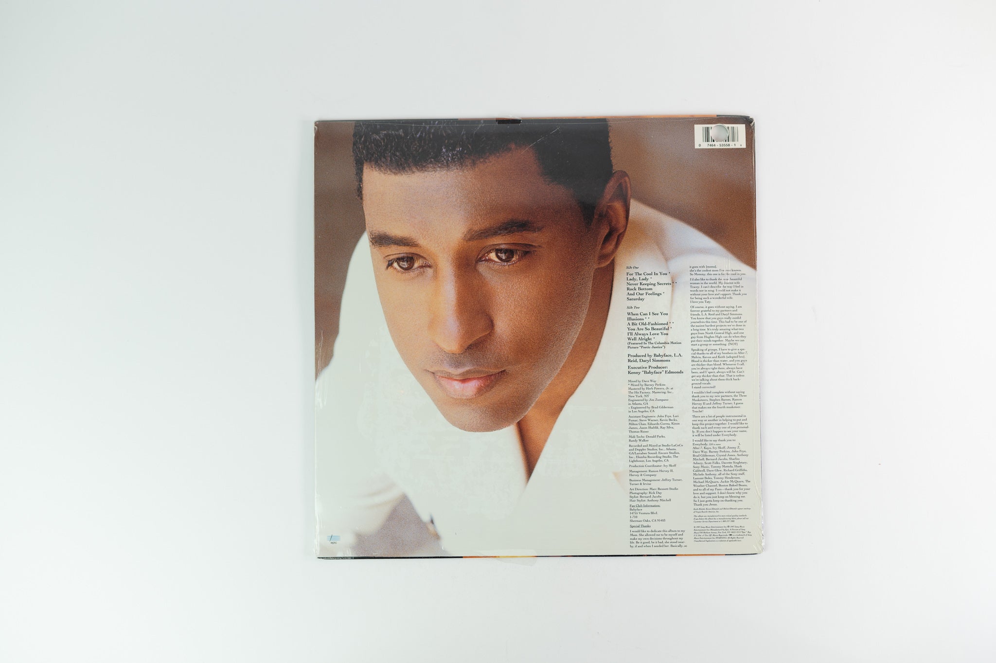 Babyface - For The Cool In You on Epic - Sealed