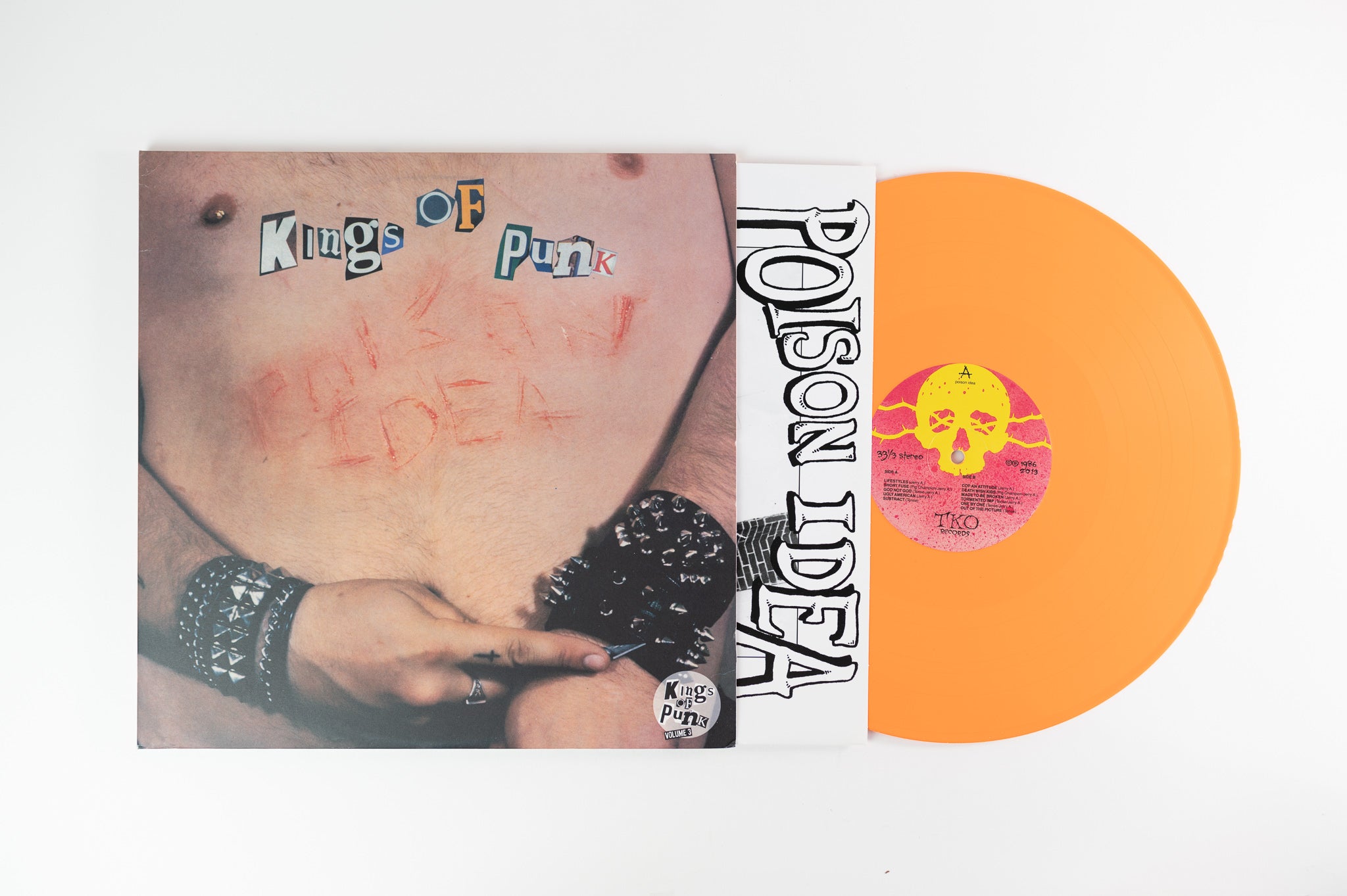 Poison Idea - Kings Of Punk on TKO Orange Vinyl Reissue