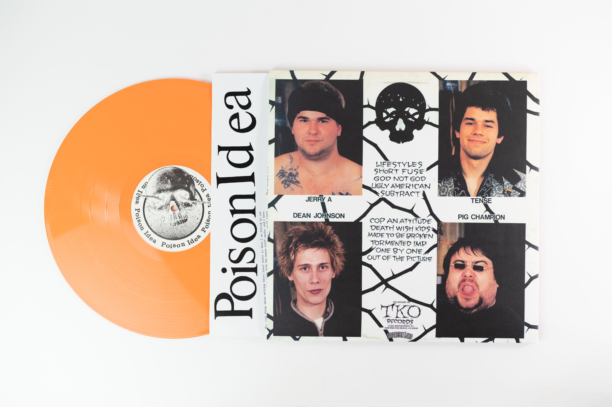 Poison Idea - Kings Of Punk on TKO Orange Vinyl Reissue