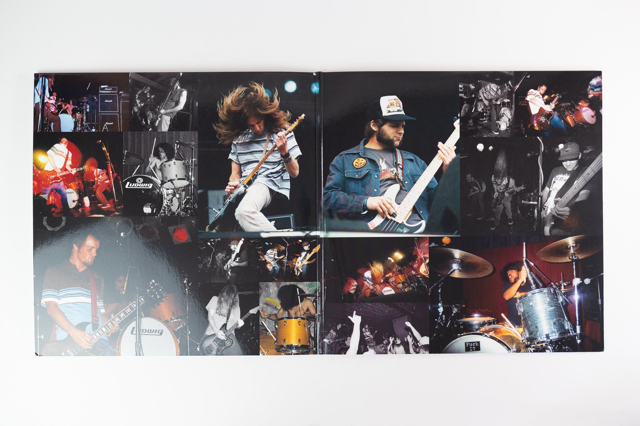 Fu Manchu - Godzilla's / Eatin' Dust +4 on At The Dojo Ltd Neon Green White Vinyl Reissue