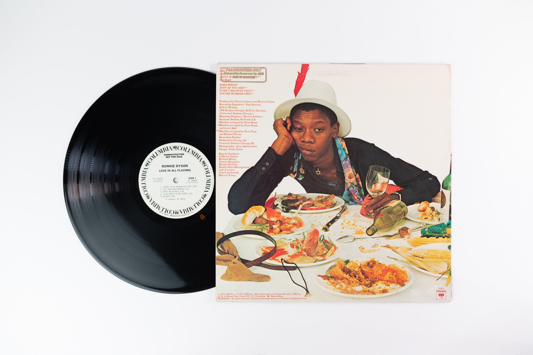 Ronnie Dyson - Love In All Flavors on Columbia Promo