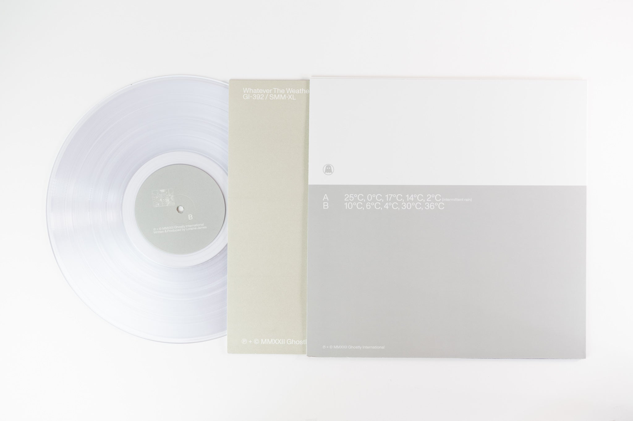 Whatever The Weather - Whatever The Weather on Ghostly International Glacier Clear Vinyl