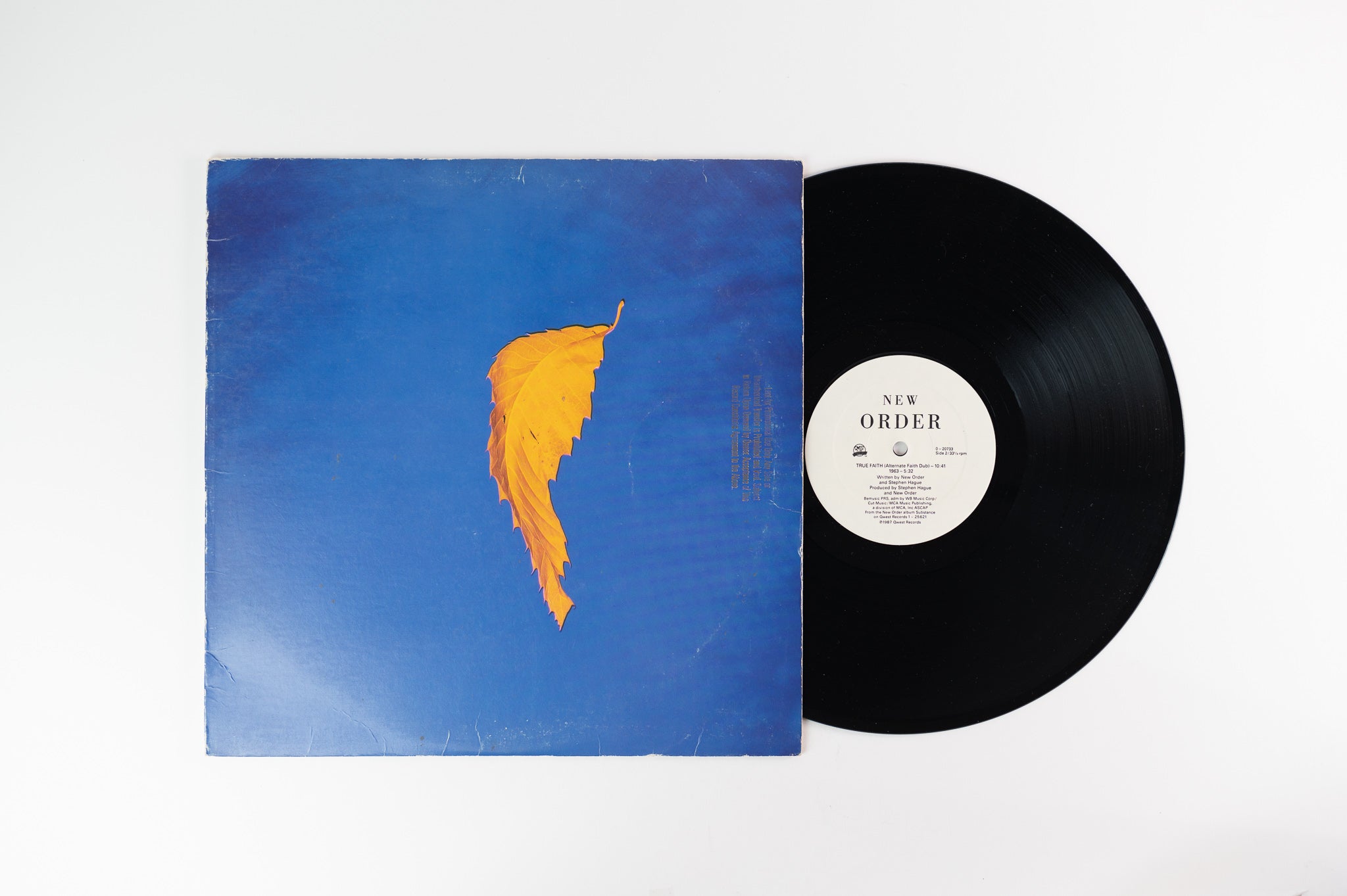 New Order - True Faith on Qwest 12" Single