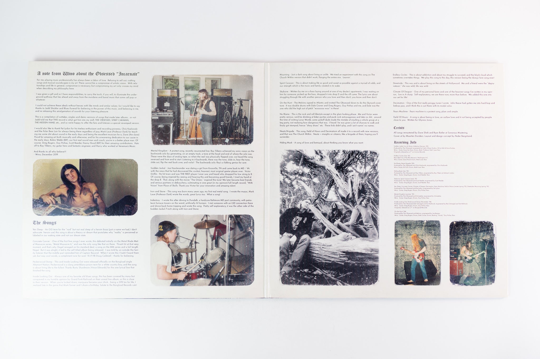 The Obsessed - Incarnate on Blues Funeral Recordings - Red & Black Marbled Vinyl