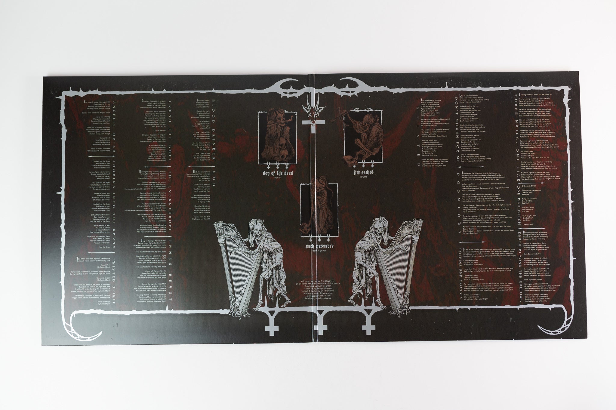 NunSlaughter - Angelic Dread on Hells Headbangers - Picture Disc