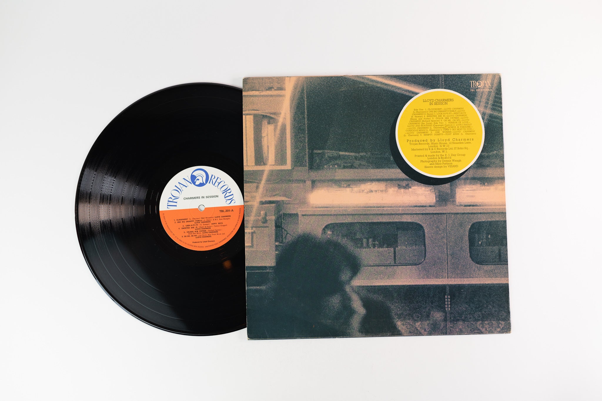 Lloyd Charmers - In Session on Trojan Records - UK pressing