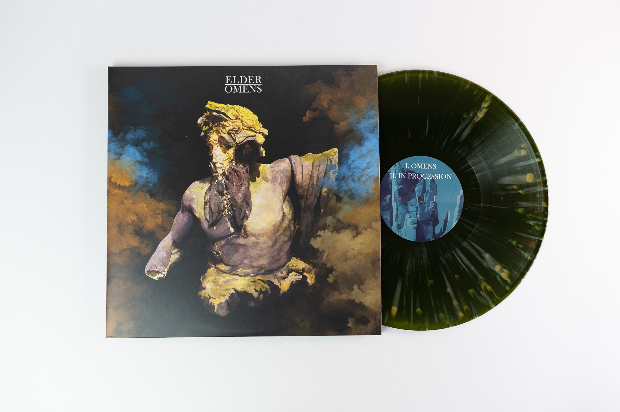 Elder - Omens on Armageddon Shop - Green w/ Gold and Green Splatter