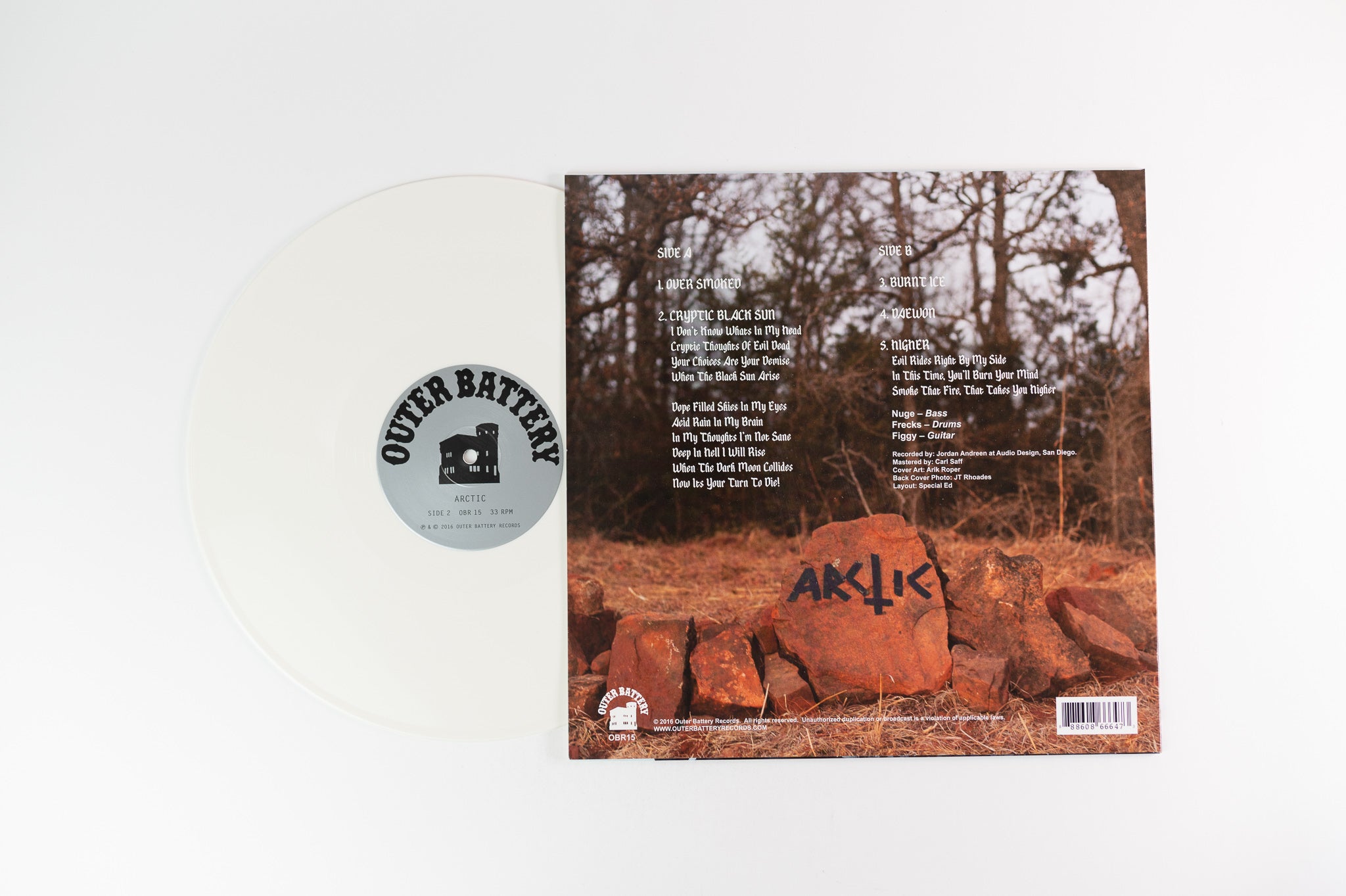 Arctic - Arctic on Outer Battery Records - White Vinyl