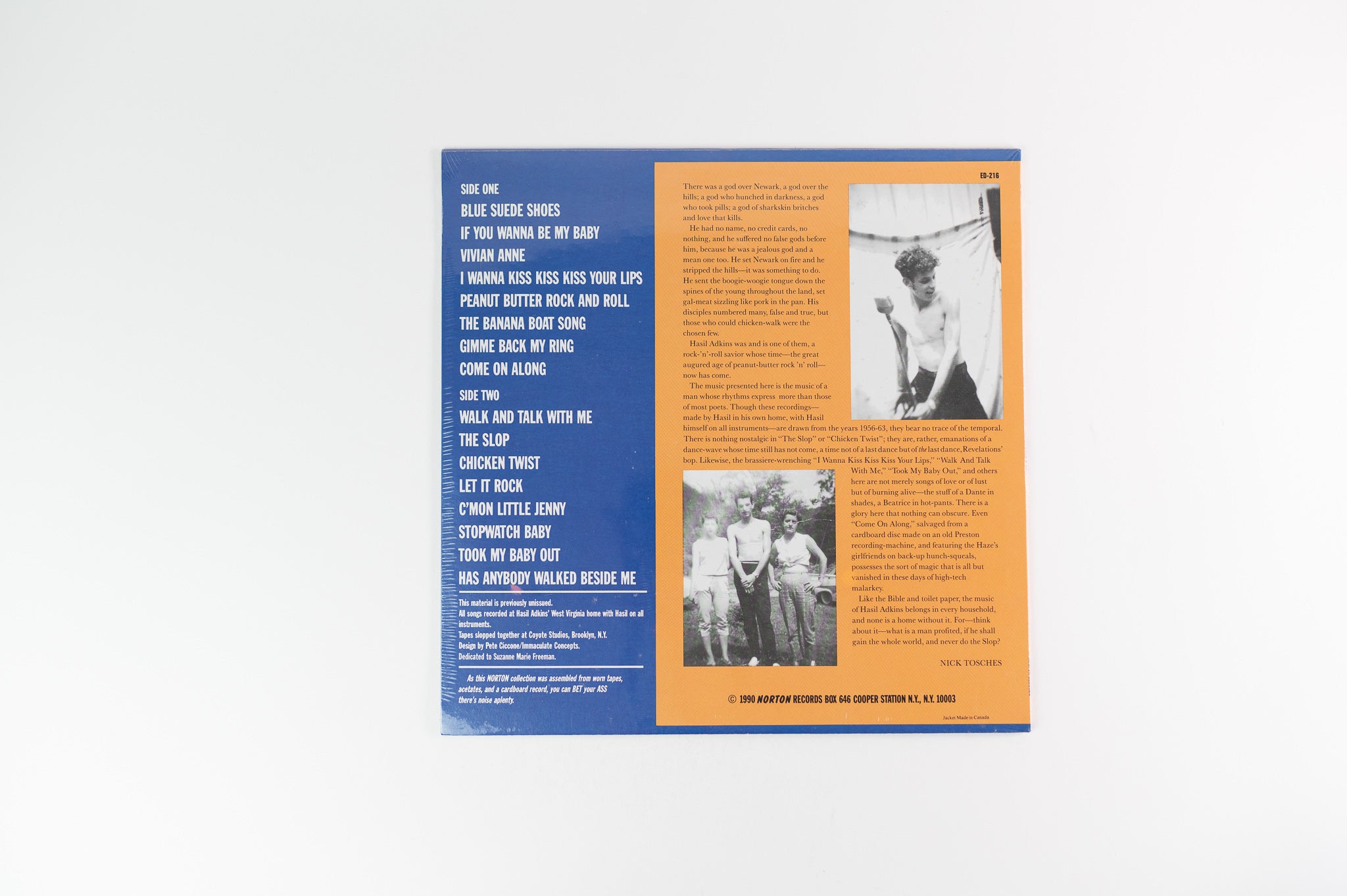 Hasil Adkins - Peanut Butter Rock And Roll on Norton Records